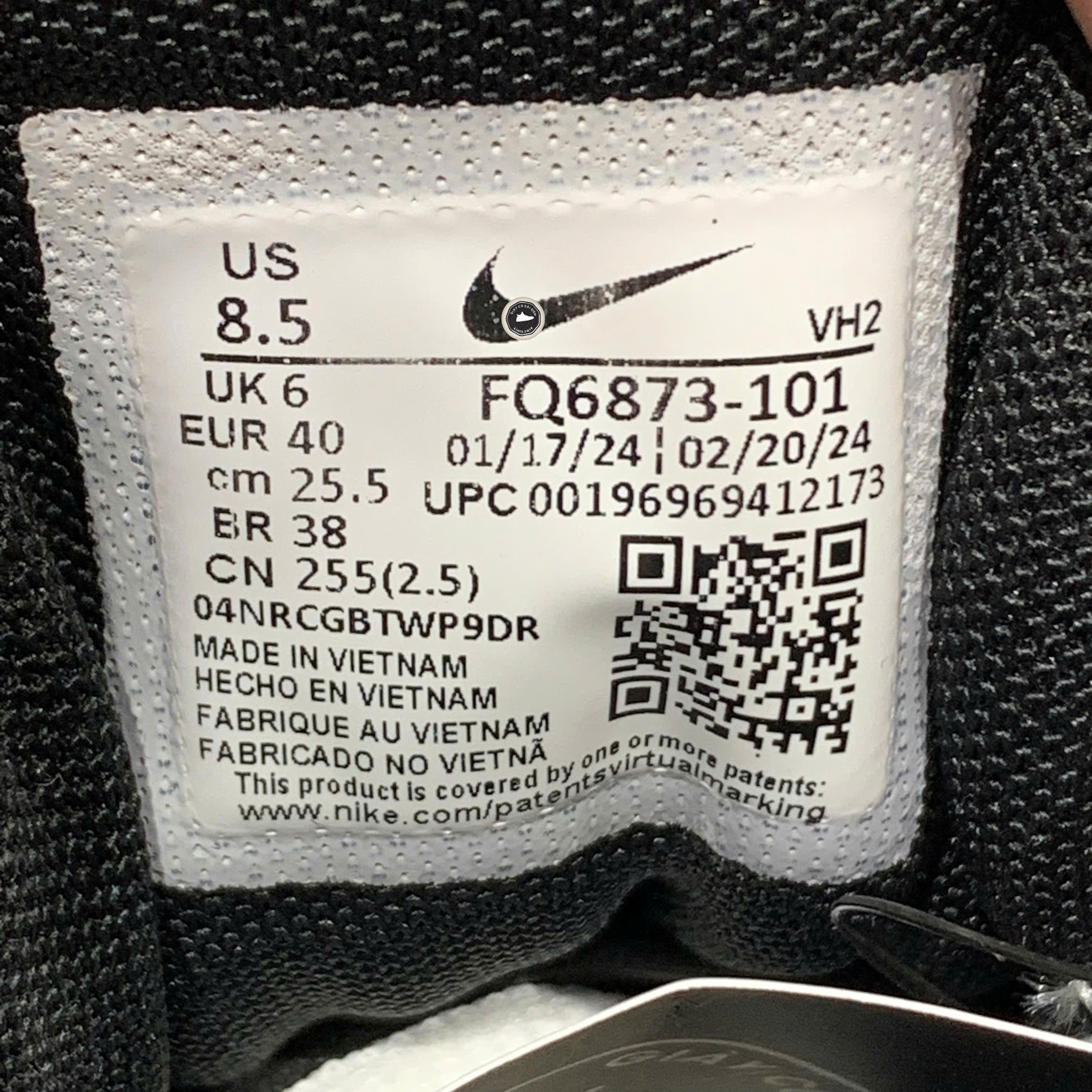 Nike Initiator White Metallic Silver - FQ6873 101 - Size 40 - GIÀY 2HAND CHÍNH HÃNG PVN24247