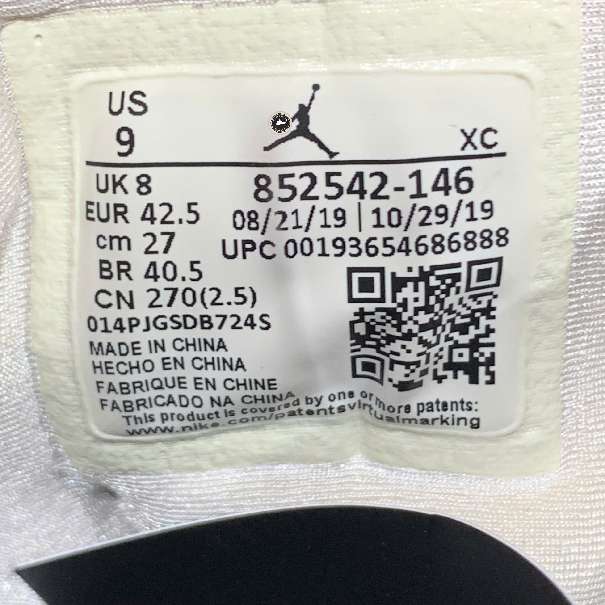 Air Jordan 1 Mid Multi-Color Swoosh - 852542 146 - Size 42.5 - GIÀY 2HAND CHÍNH HÃNG PVN24747