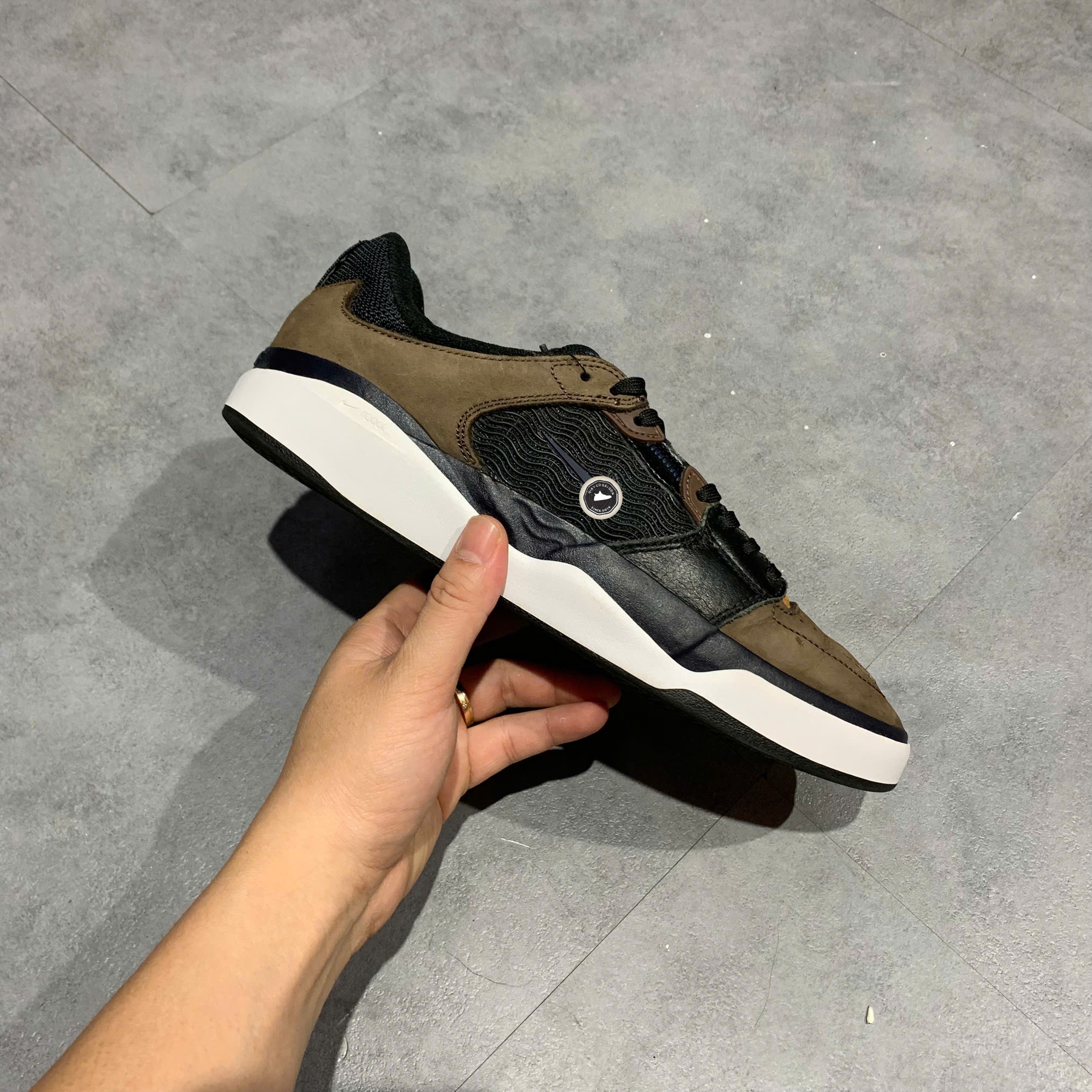 Nike SB Ishod Wair Premium Baroque Brown - FD1144 200 - Size 42 - GIÀY 2HAND CHÍNH HÃNG PVN24715