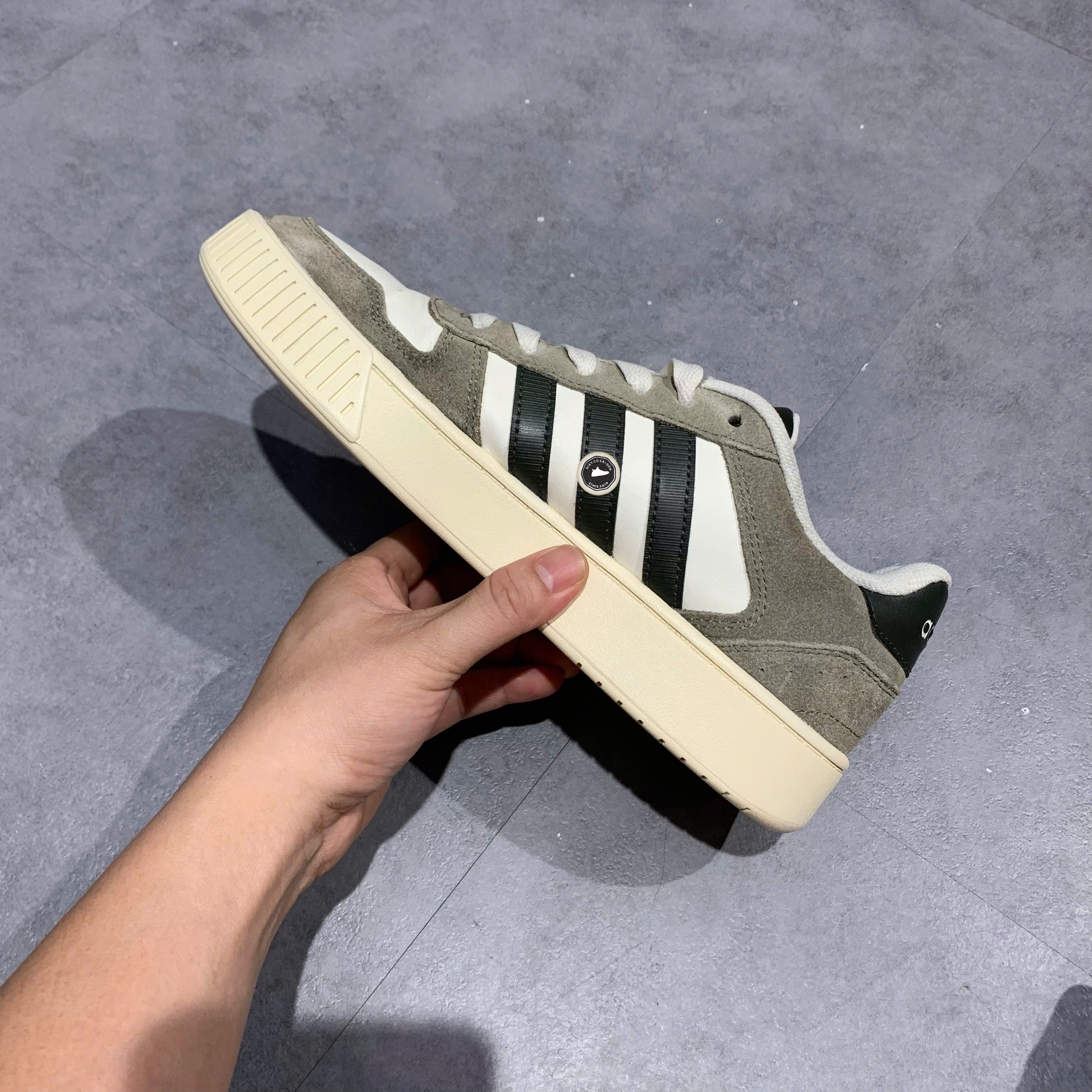 Adidas D-Pad Classic Grey Dark Green - JI2548 - Size 42 - GIÀY 2HAND CHÍNH HÃNG PVN24722