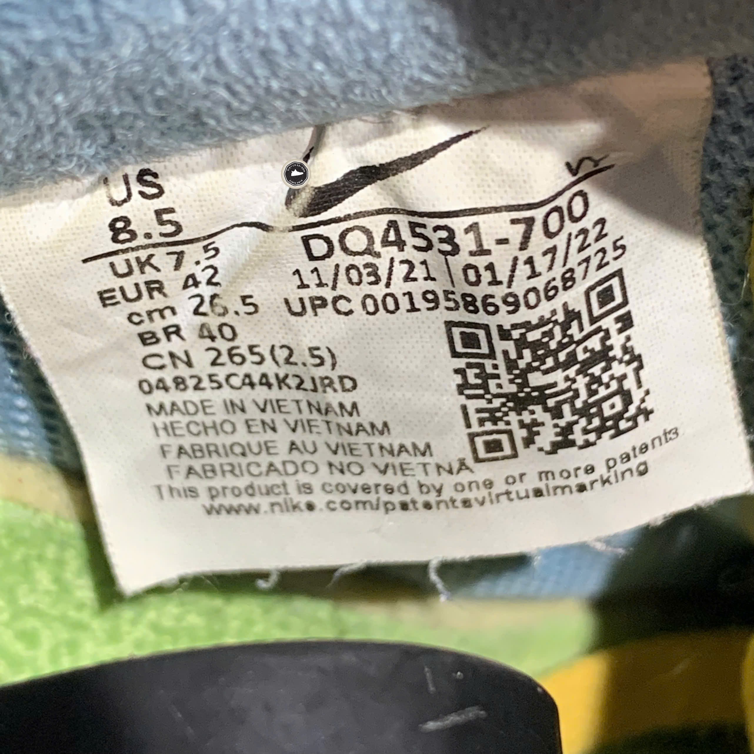 Nike Air Force 1 Low '07 LV8 Sun Club - DQ4531 700 - Size 42 - GIÀY 2HAND CHÍNH HÃNG PVN24873