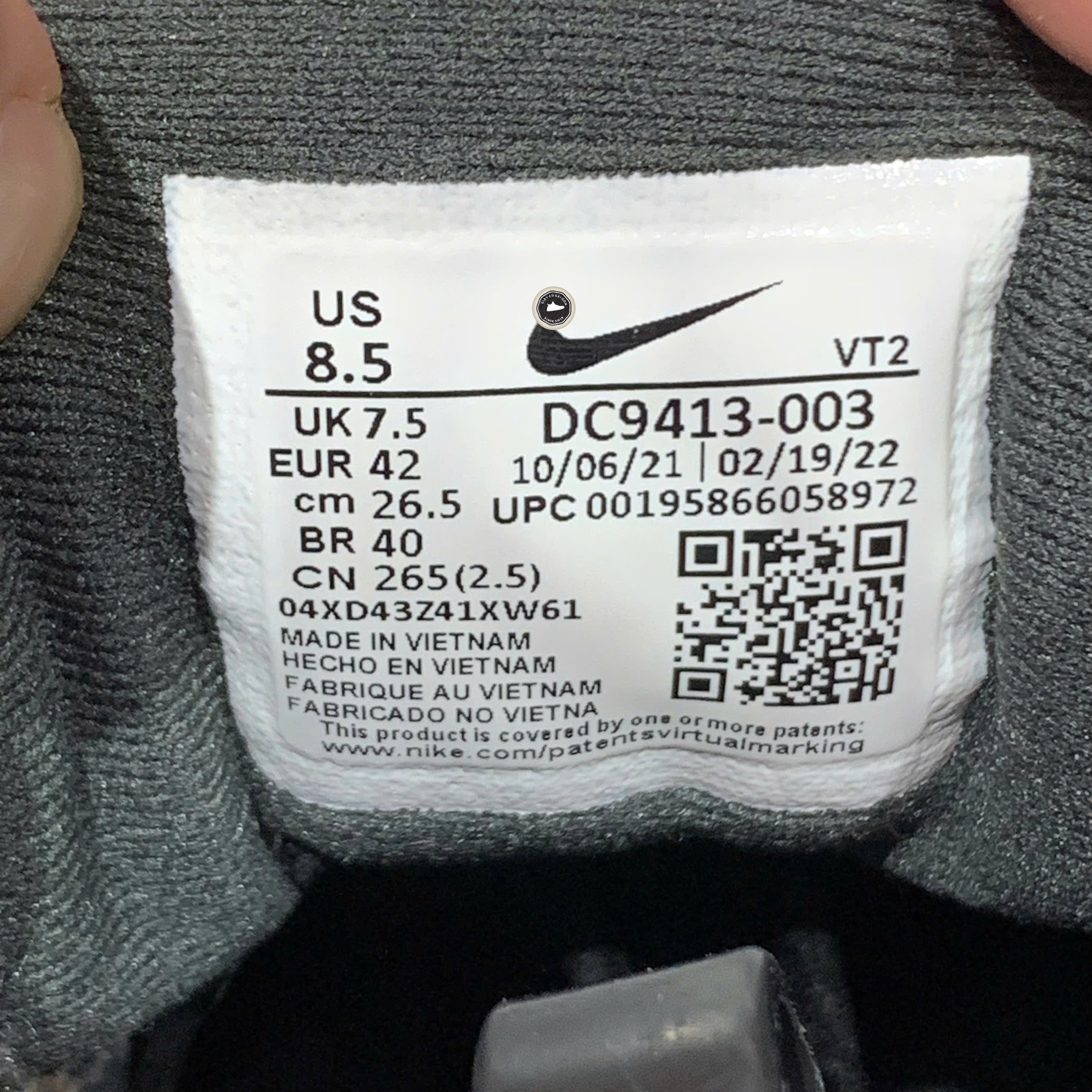 Nike Renew Run 3 Black Dark Smoke Grey - DC9413 003 - Size 42 - GIÀY 2HAND CHÍNH HÃNG PVN24625