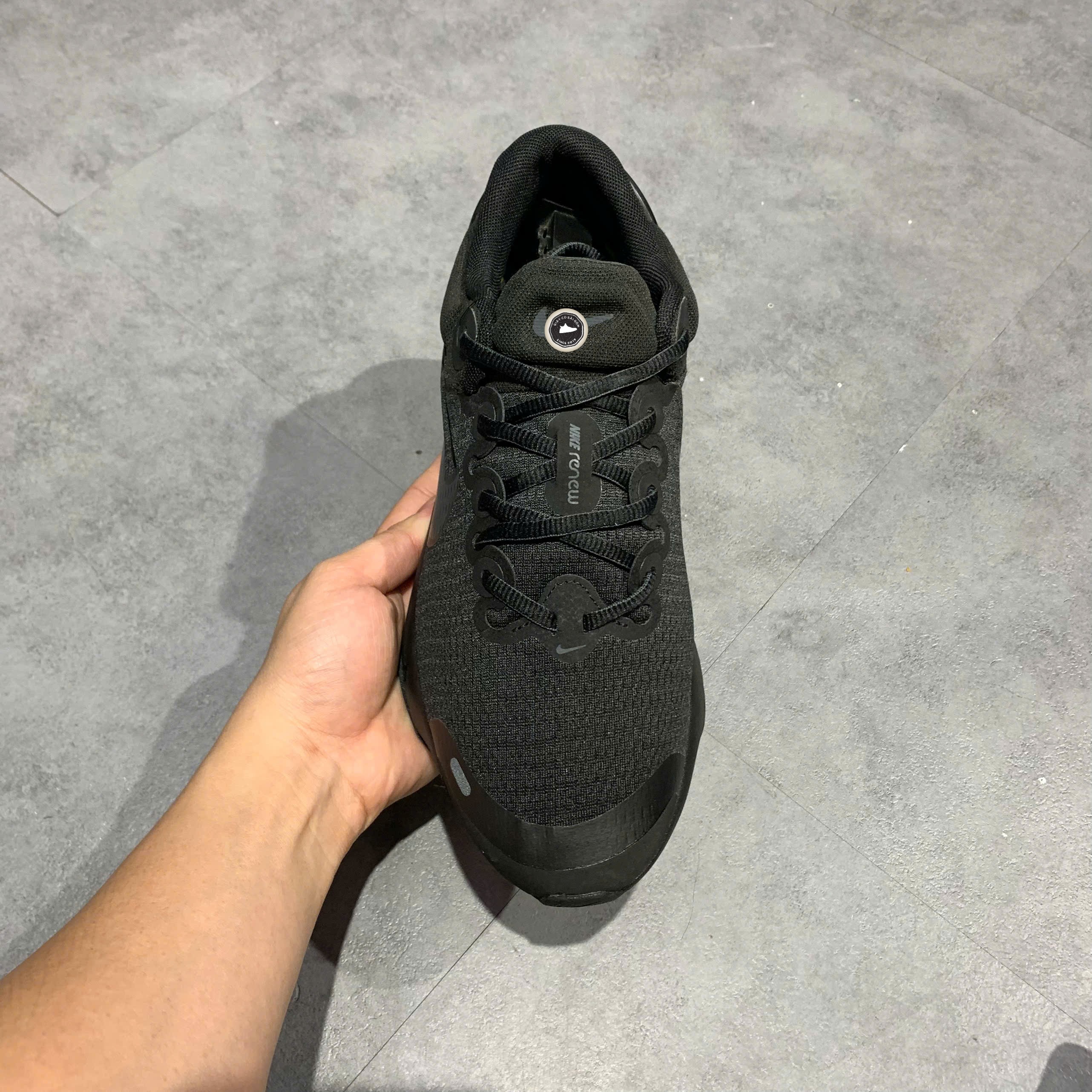 Nike Renew Run 3 Black Dark Smoke Grey - DC9413 003 - Size 42 - GIÀY 2HAND CHÍNH HÃNG PVN24625