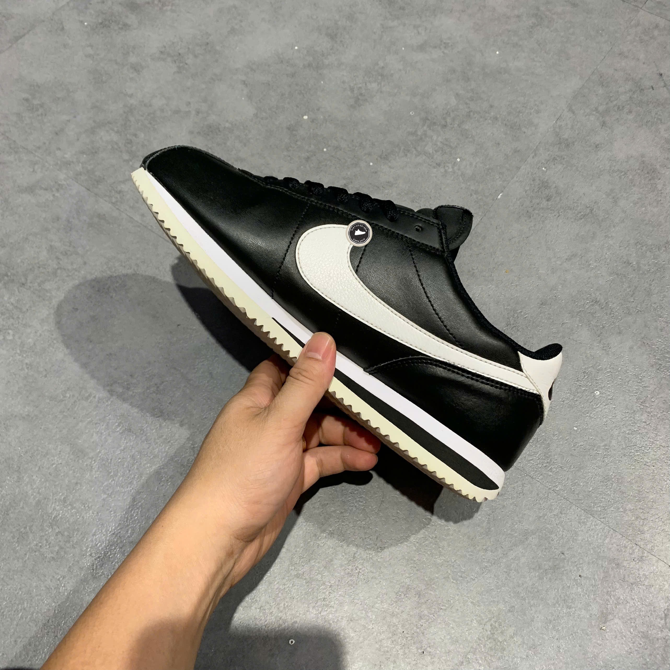 Nike Cortez Black White - DM4044 001 - Size 42 - GIÀY 2HAND CHÍNH HÃNG PVN24851