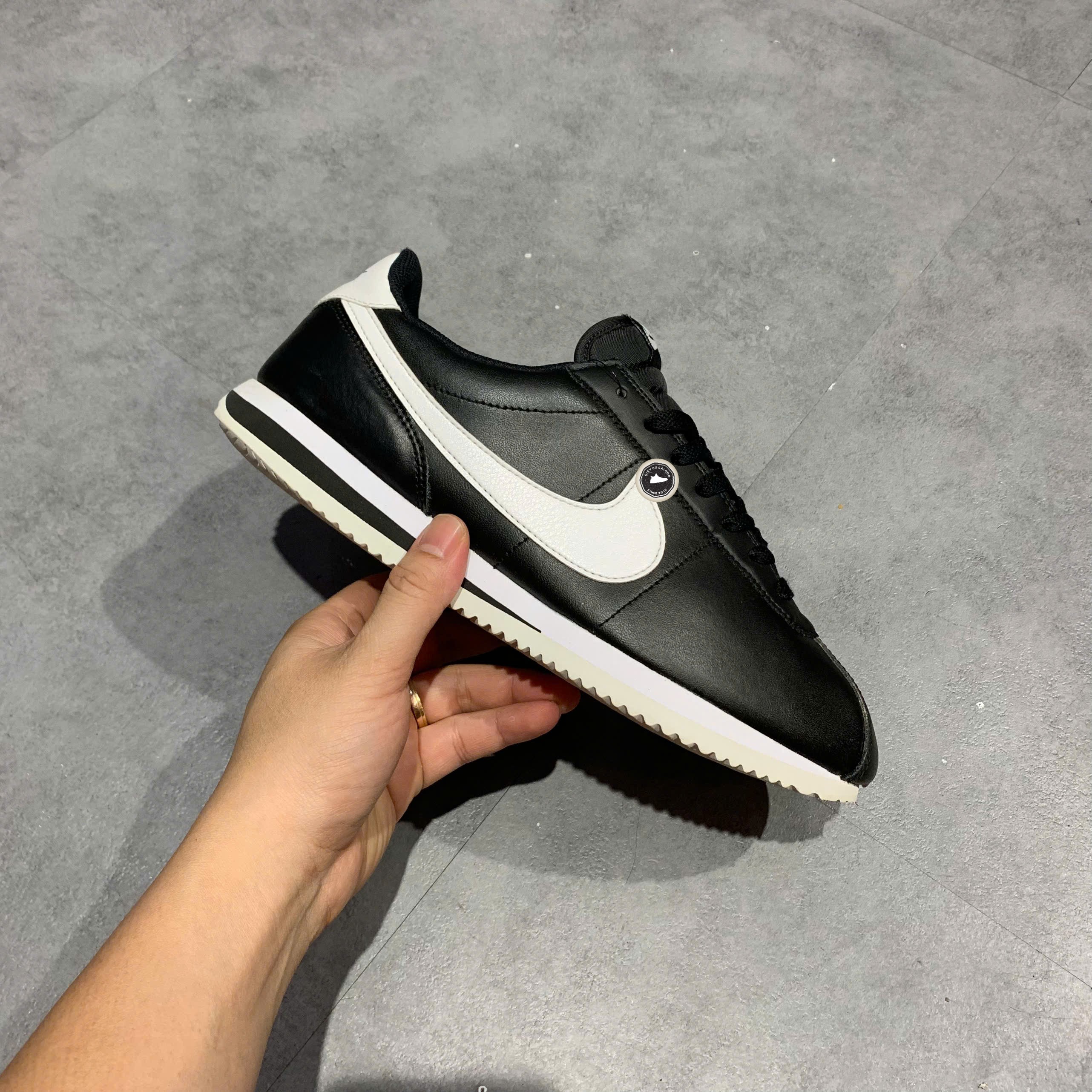 Nike Cortez Black White - DM4044 001 - Size 42 - GIÀY 2HAND CHÍNH HÃNG PVN24851