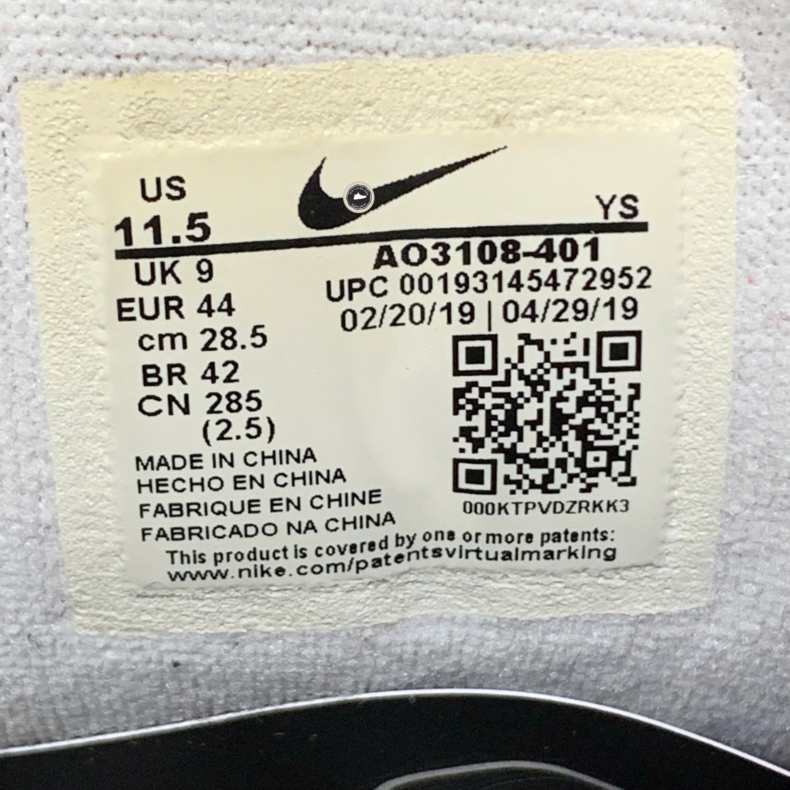 Nike Wmns M2K Tekno Ghost Aqua - AO3108 401 - Size 44 - GIÀY 2HAND CHÍNH HÃNG PVN24759