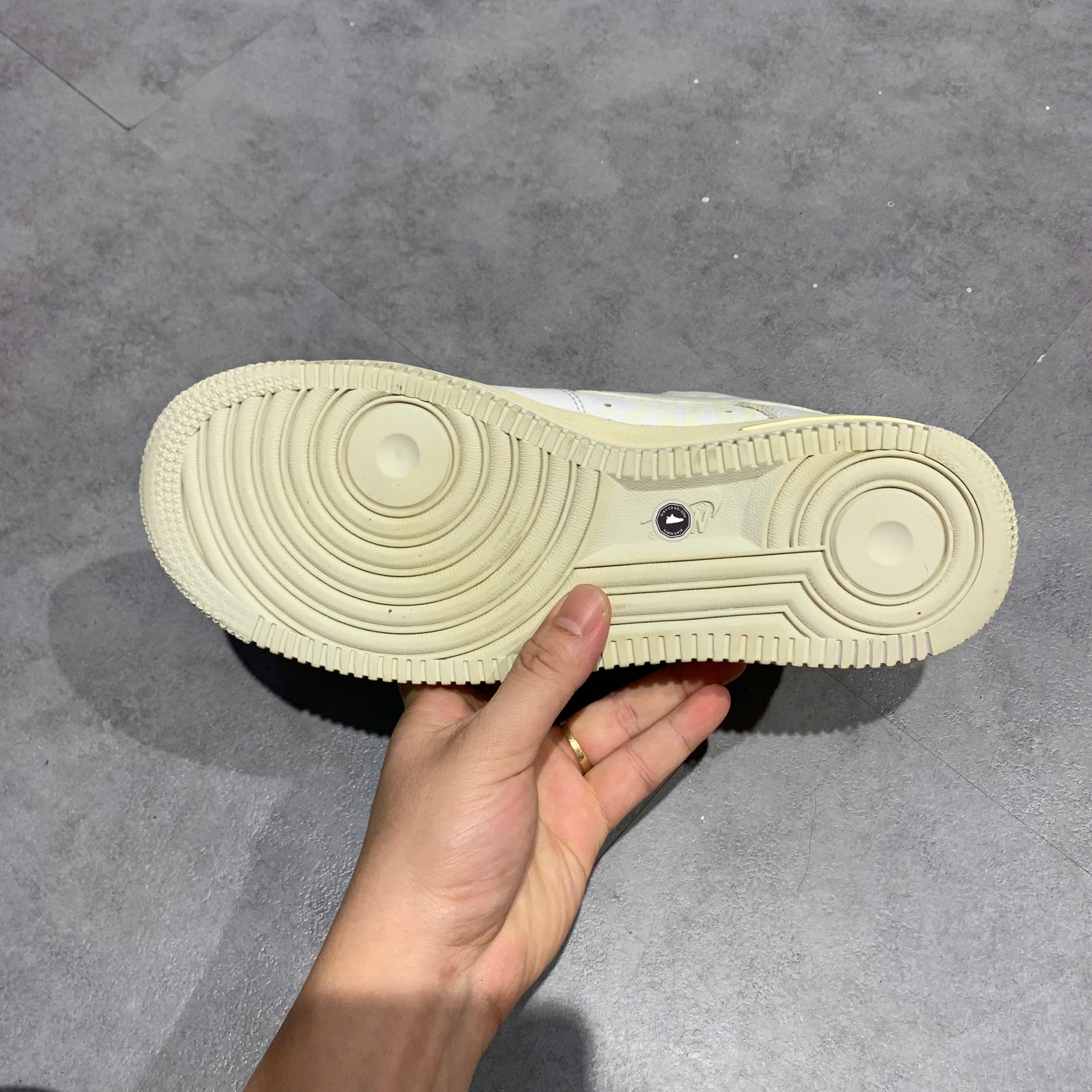 Nike Air Force 1 '07 Premium "1-800 Toll Free" - CJ1631 100 - Size 41 - GIÀY 2HAND CHÍNH HÃNG PVN24641