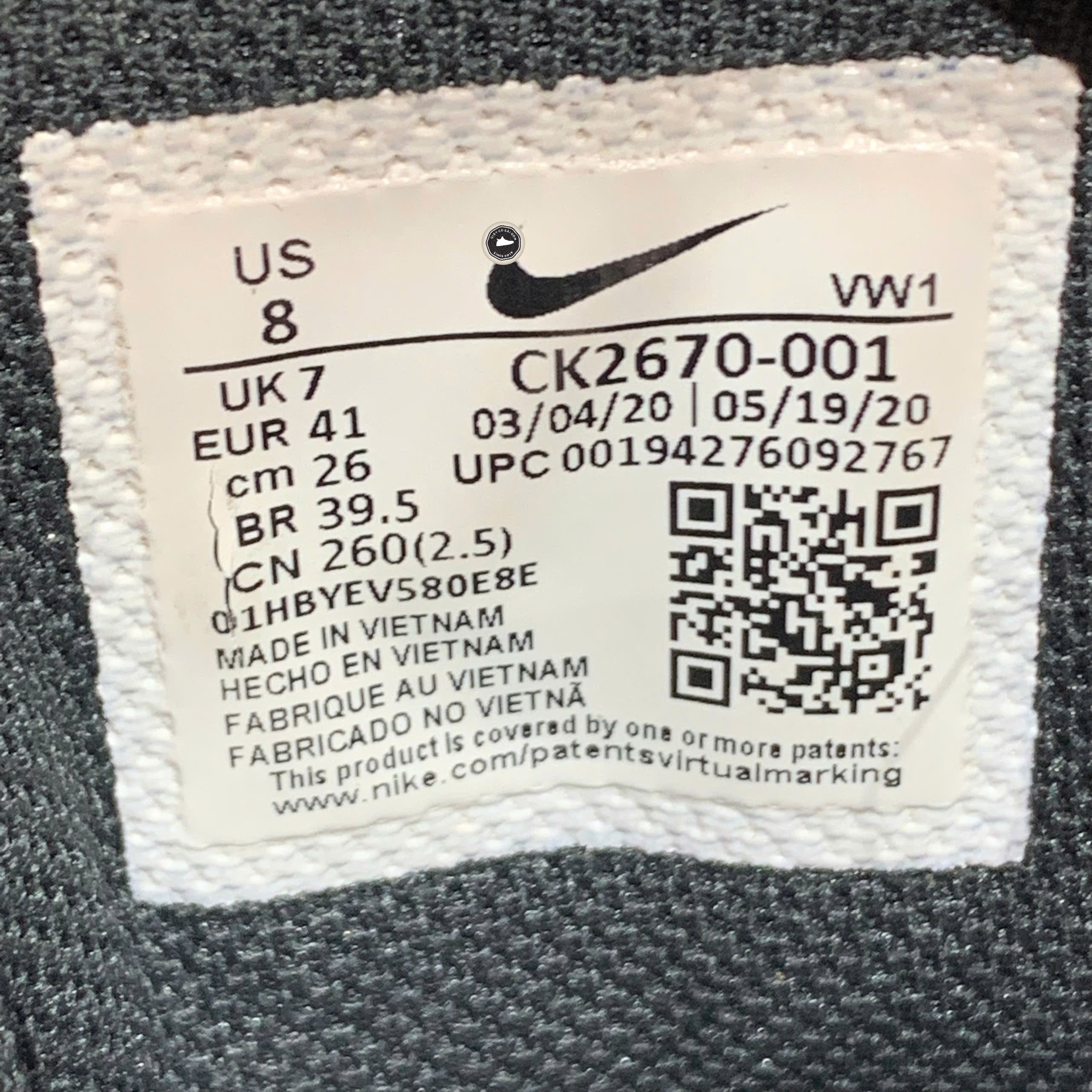 Nike Renew Elevate NBK - CK2670 001 - Size 41 - GIÀY 2HAND CHÍNH HÃNG PVN24694