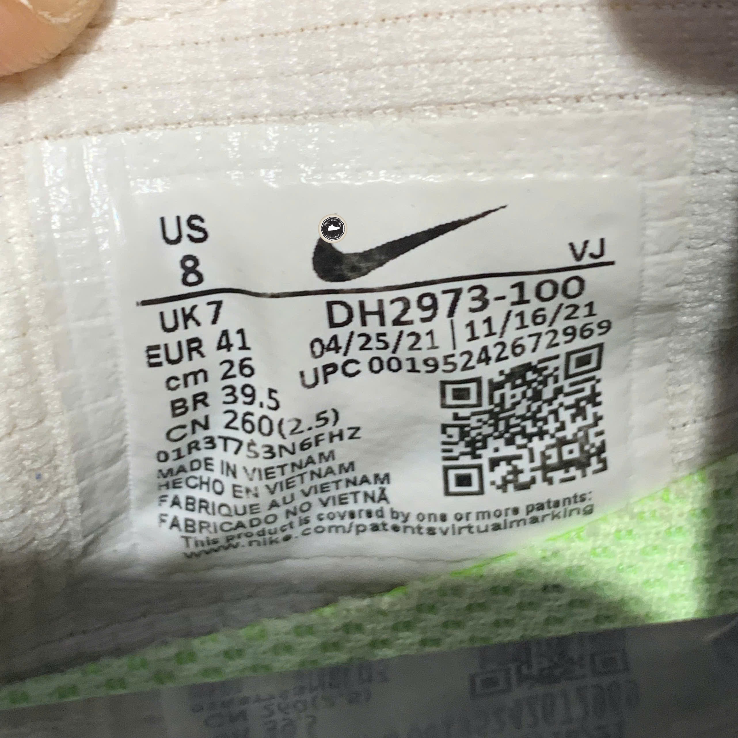 Nike Air Max 90 Terrascape 'Sail' - DH2973 100 - Size 41 - GIÀY 2HAND CHÍNH HÃNG PVN24676