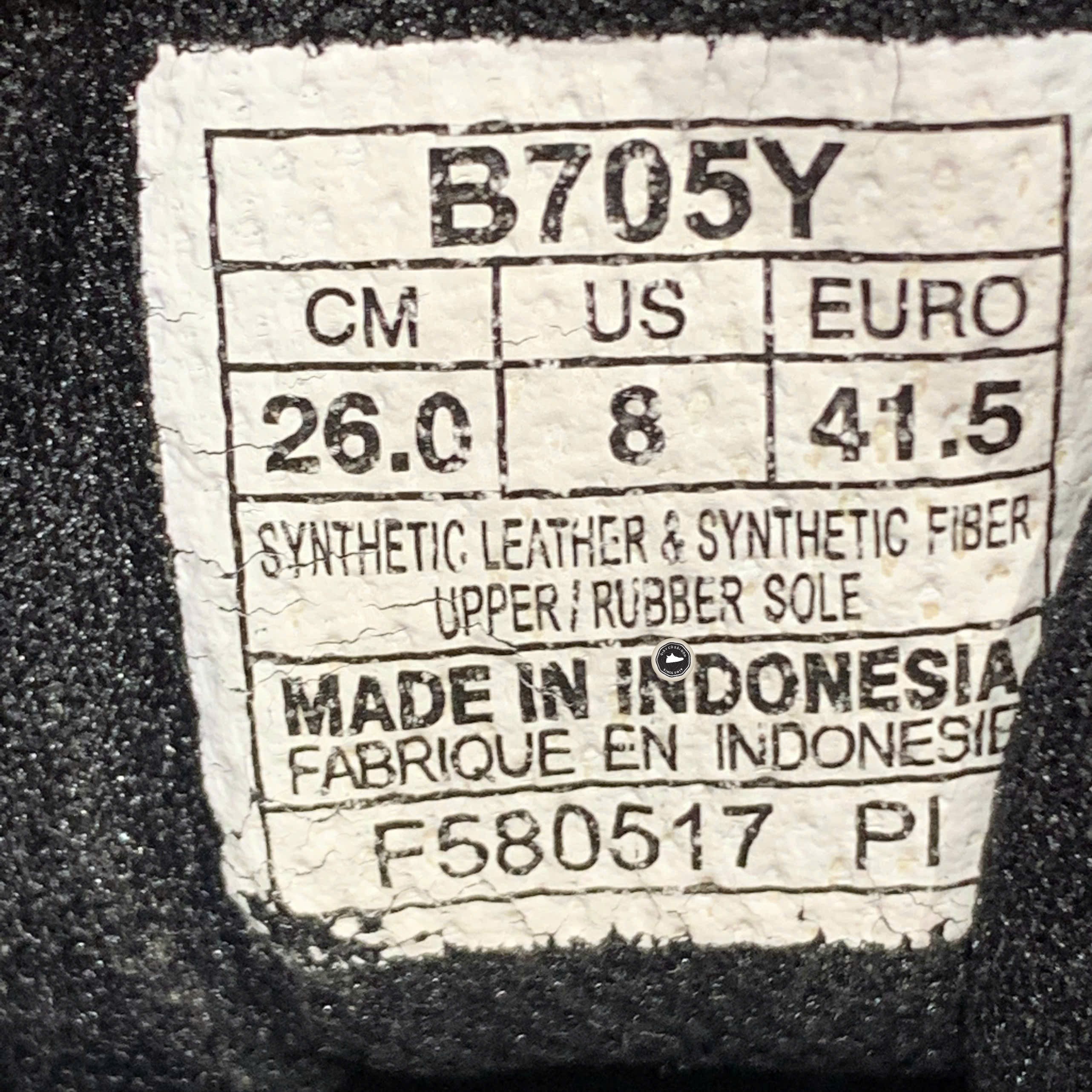 Asics Upcourt 2 - B705Y - Size 41.5 - GIÀY 2HAND CHÍNH HÃNG PVN24707