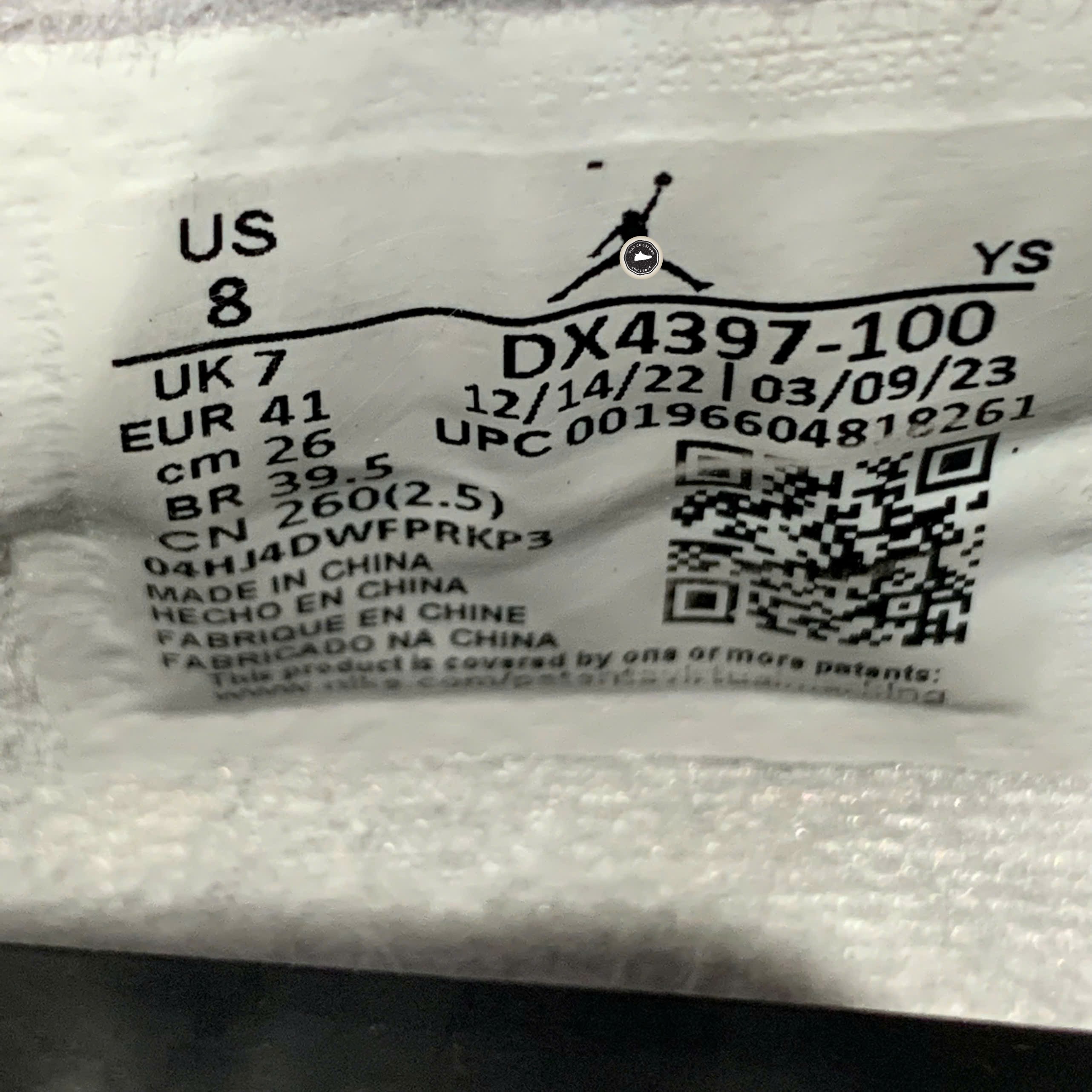 Jordan Stadium 90 White Neutral Grey - DX4397 100 - Size 41 - GIÀY 2HAND CHÍNH HÃNG PVN24931