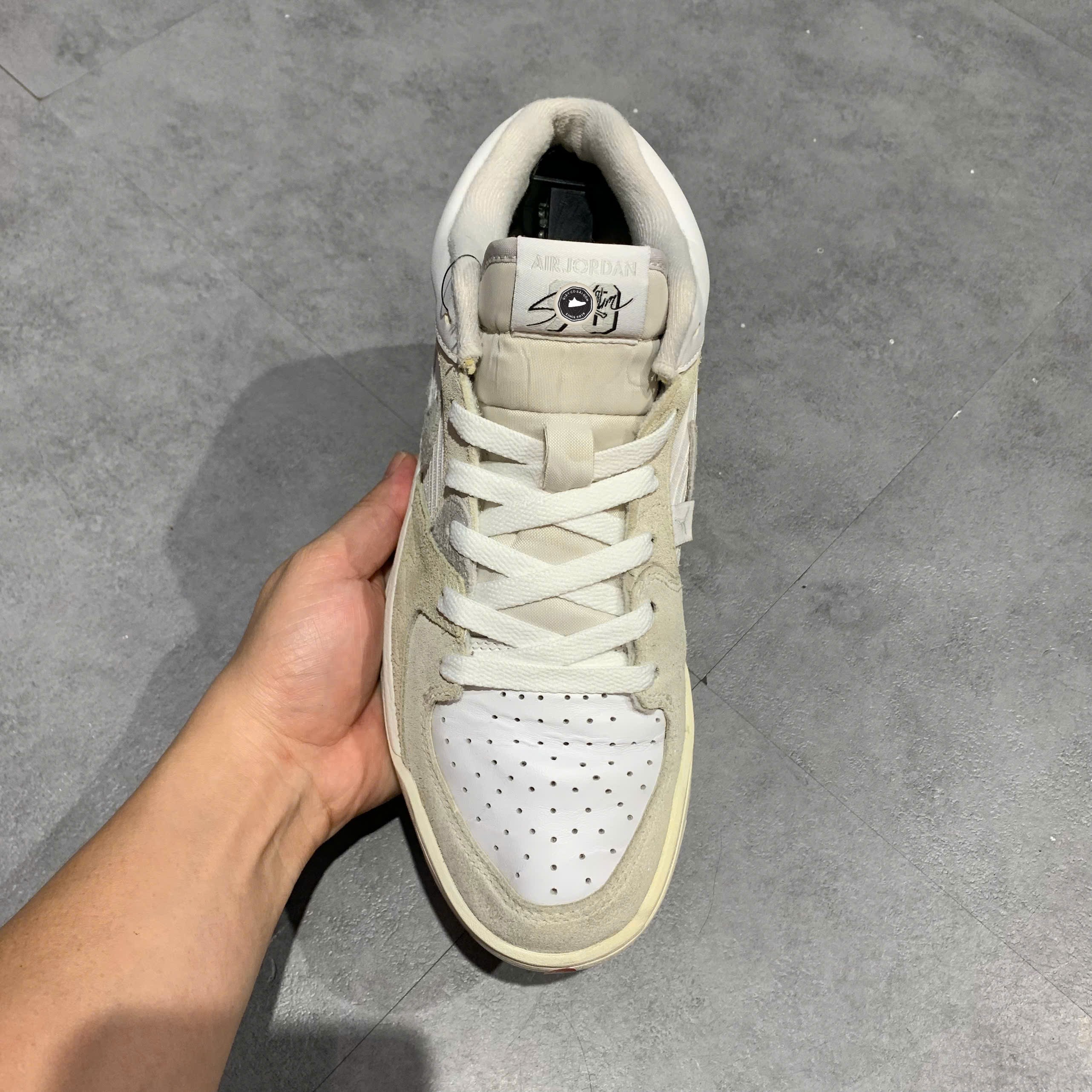 Jordan Stadium 90 White Neutral Grey - DX4397 100 - Size 41 - GIÀY 2HAND CHÍNH HÃNG PVN24931