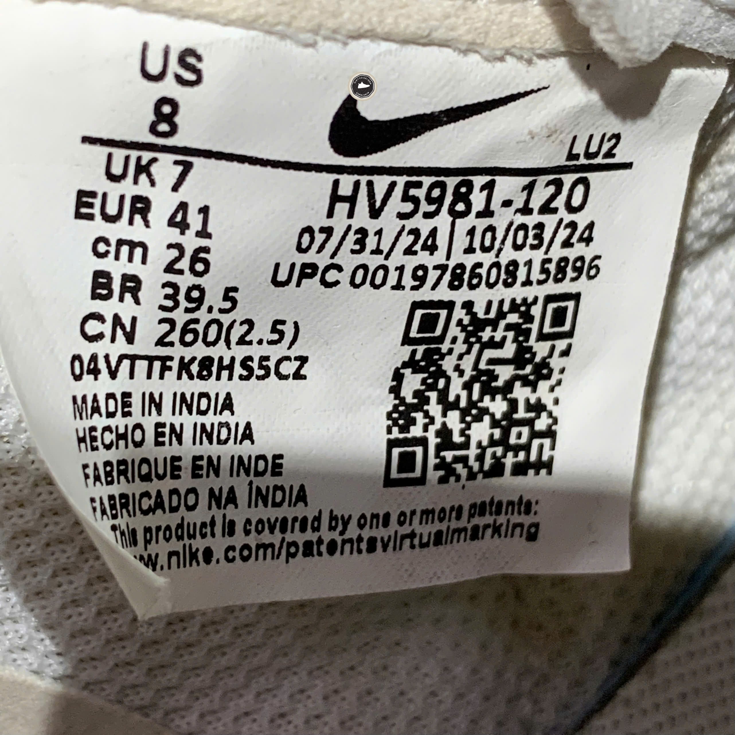 Nike C1TY Summit White Vachetta Tan - HV5981 120 - Size 41 - GIÀY 2HAND CHÍNH HÃNG PVN24909