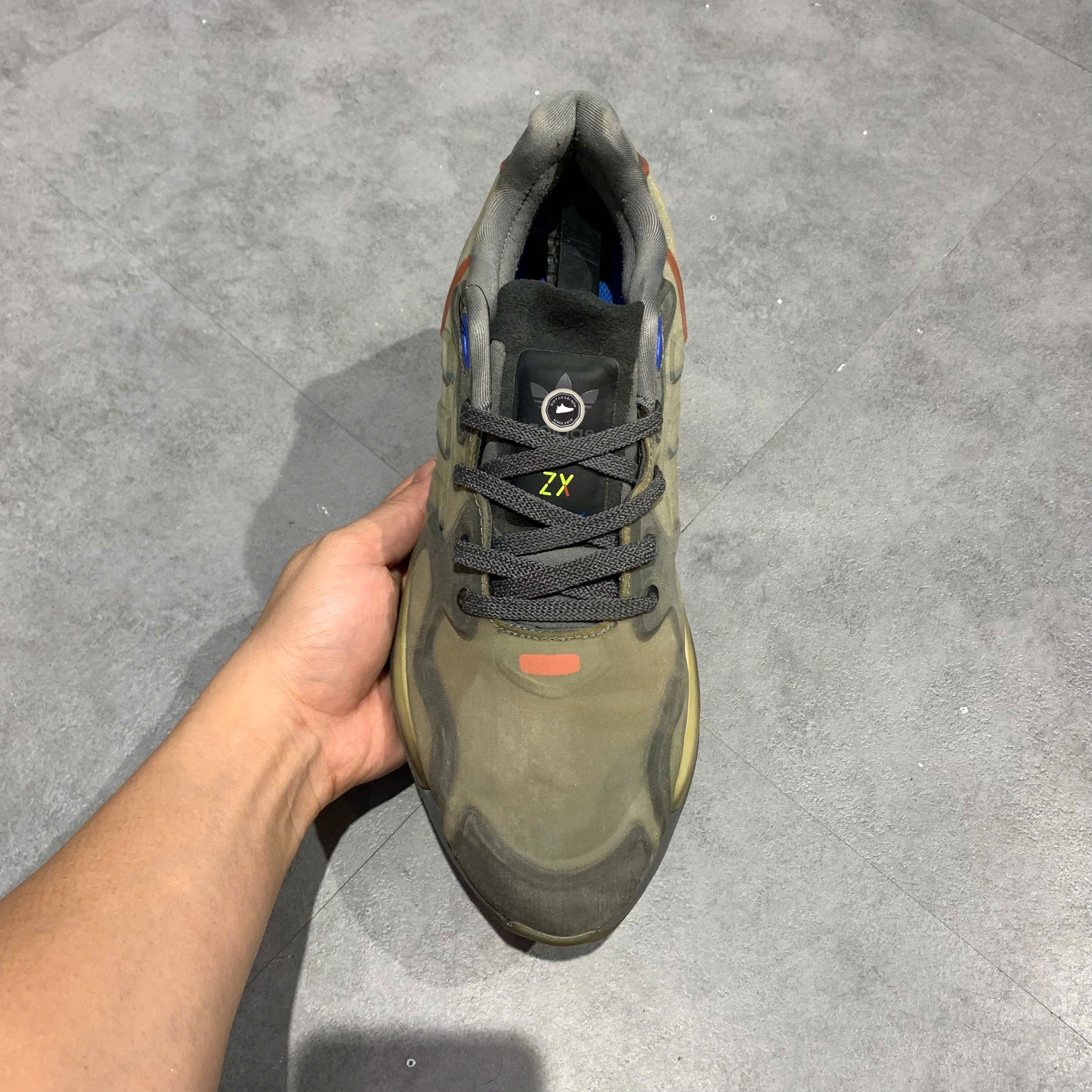 Adidas ZX Alkyne Grey Five Core Black Solar Yellow - FX6247 - Size 42 2/3 - GIÀY 2HAND CHÍNH HÃNG PVN24661
