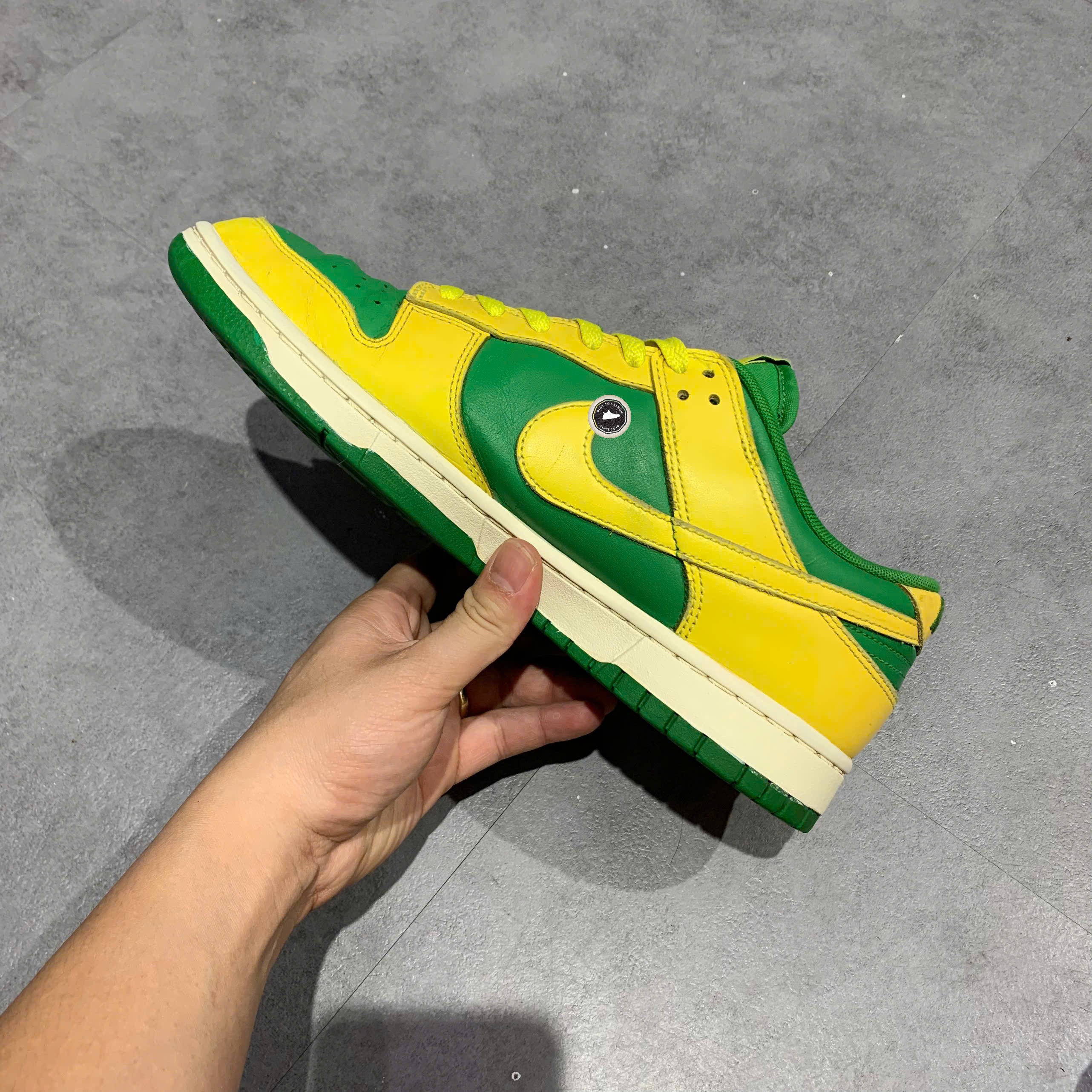 Nike Dunk Low Retro Reverse Brazil - DV0833 300 - Size 43 - GIÀY 2HAND CHÍNH HÃNG PVN24968