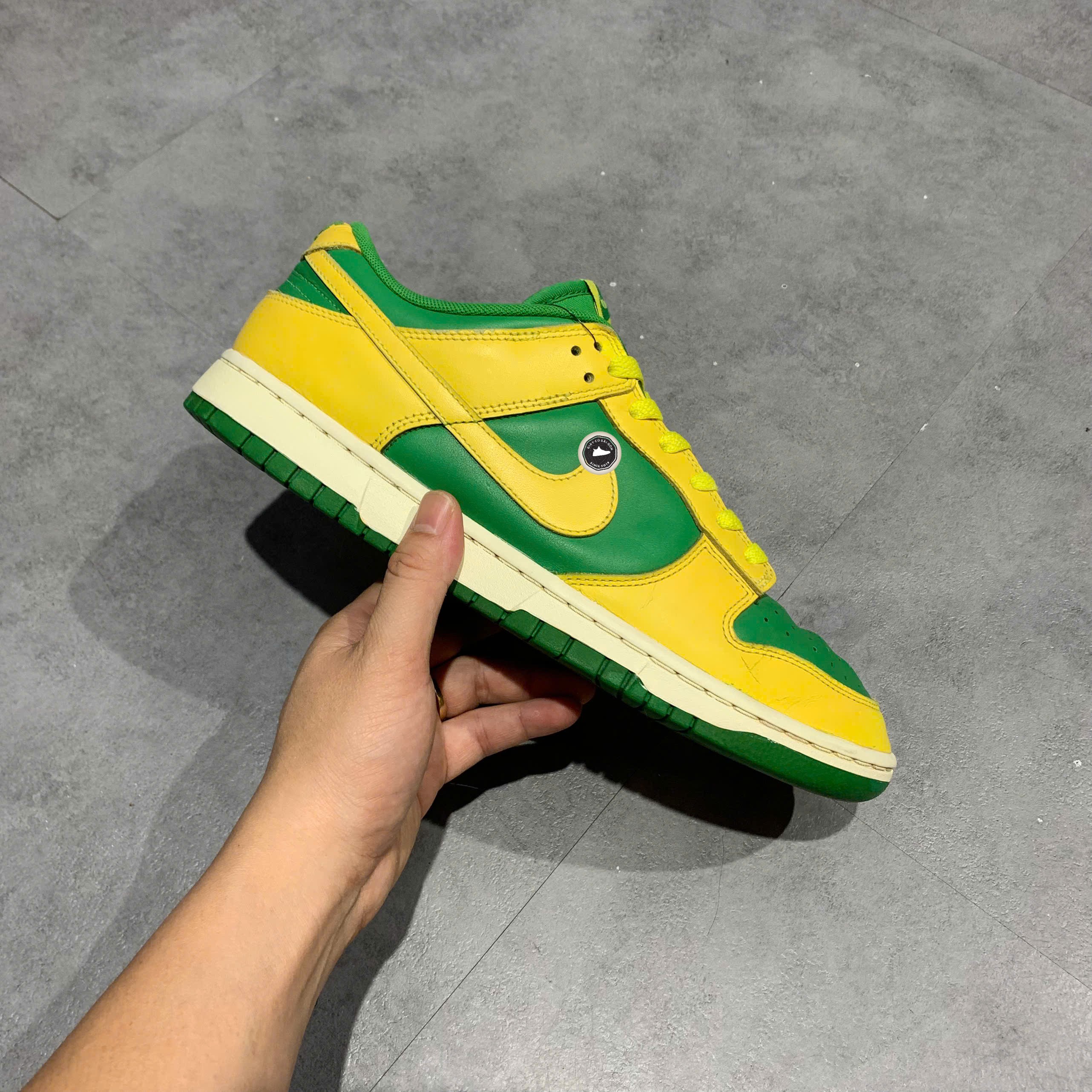 Nike Dunk Low Retro Reverse Brazil - DV0833 300 - Size 43 - GIÀY 2HAND CHÍNH HÃNG PVN24968