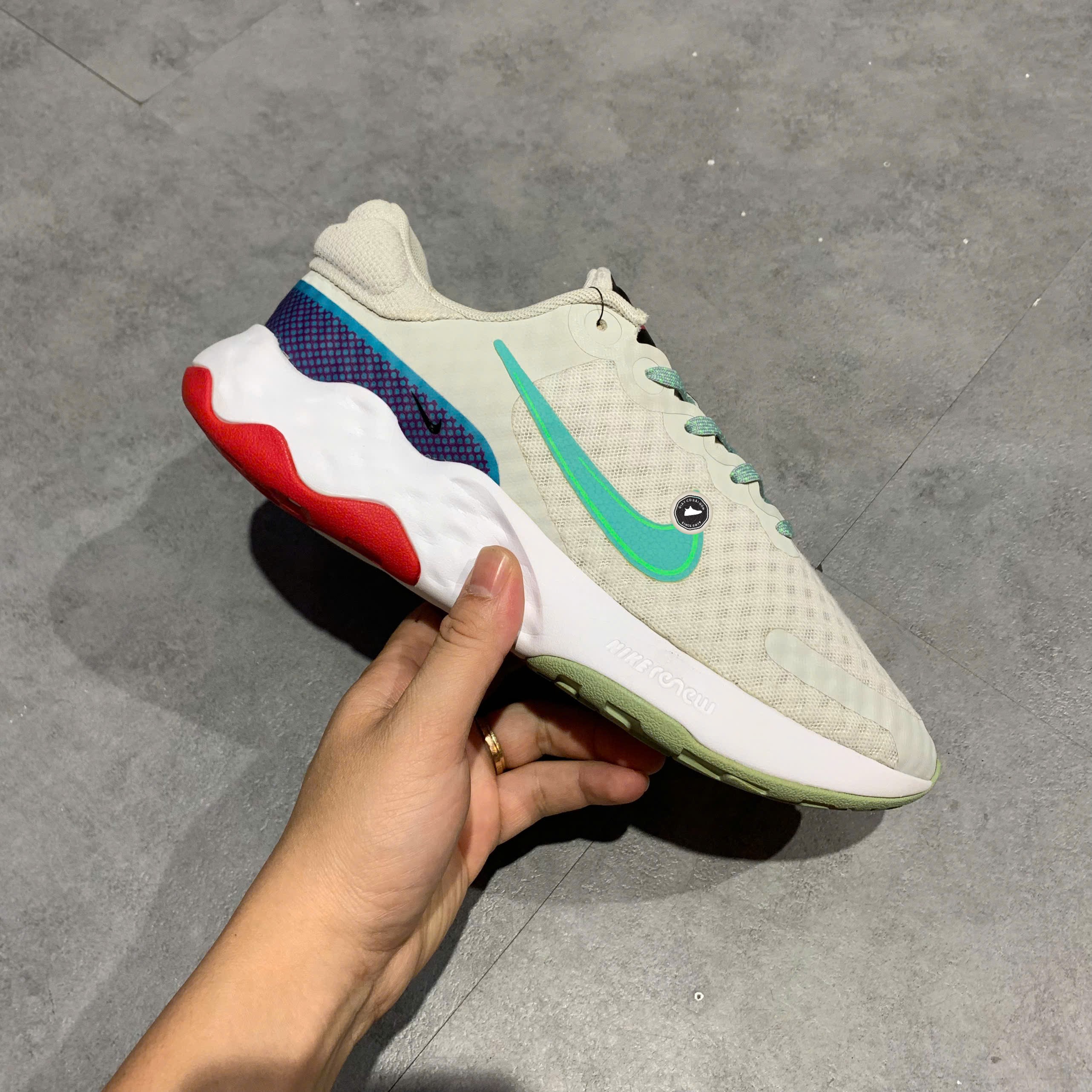 Nike Renew Ride 3 Photon Dust Washed Teal - DC8184 006 - Size 40.5 - GIÀY 2HAND CHÍNH HÃNG PVN24830