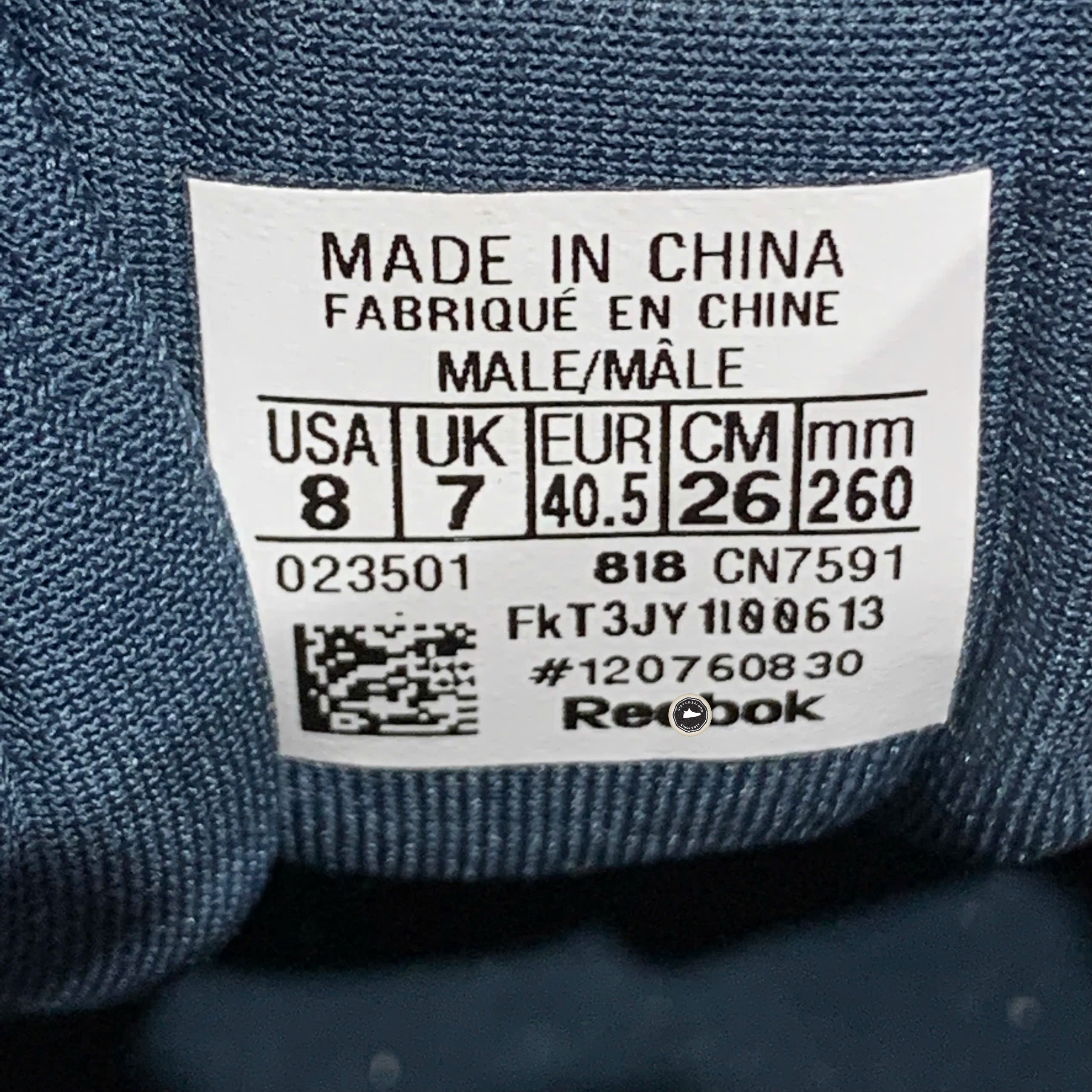 Reebok DMX Series 1200 Multi Grey - CN7591 - Size 40.5 - GIÀY 2HAND CHÍNH HÃNG PVN24669