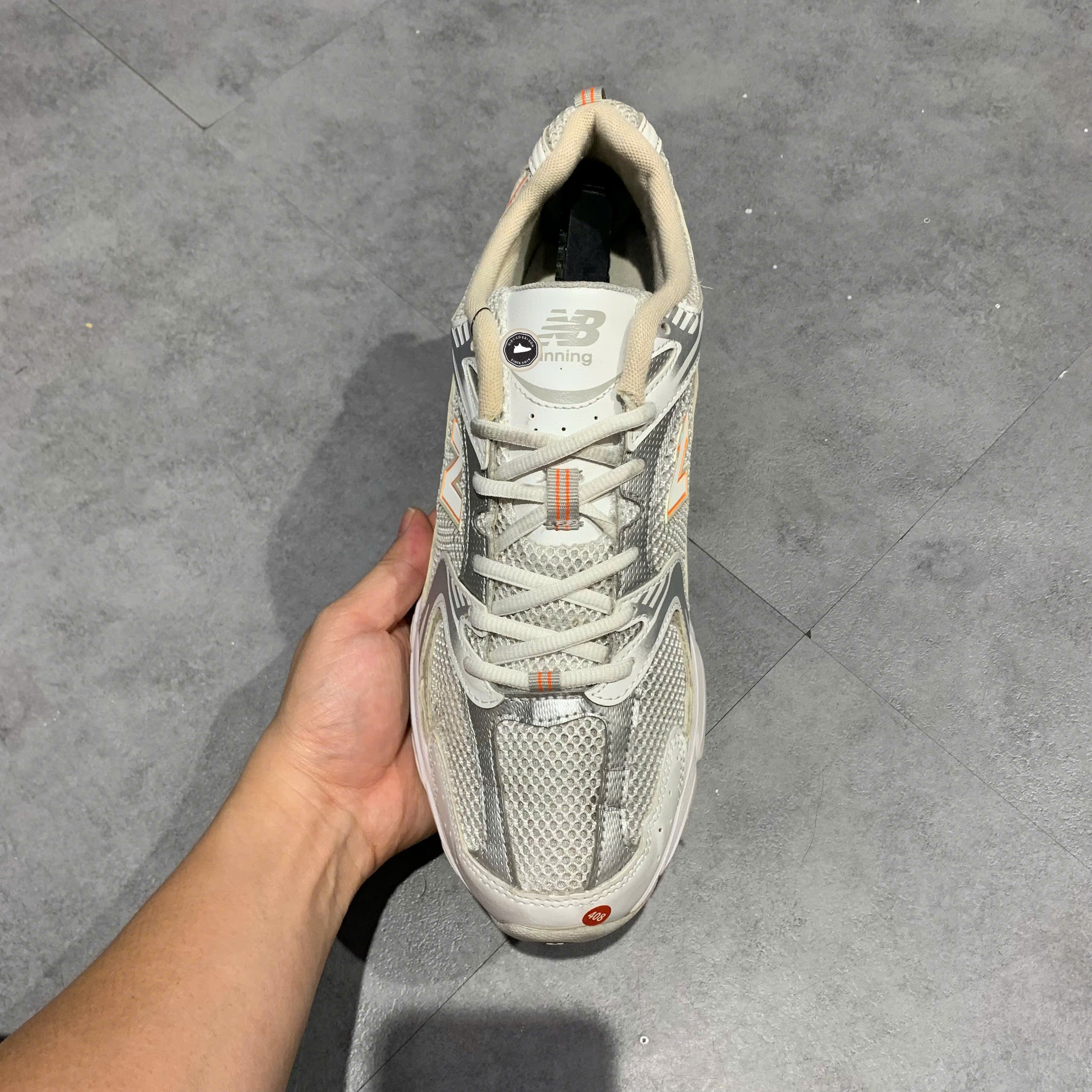 New Balance 530 White Silver Retro Orange - MR530AC - Size 44 - GIÀY 2HAND CHÍNH HÃNG PVN24983