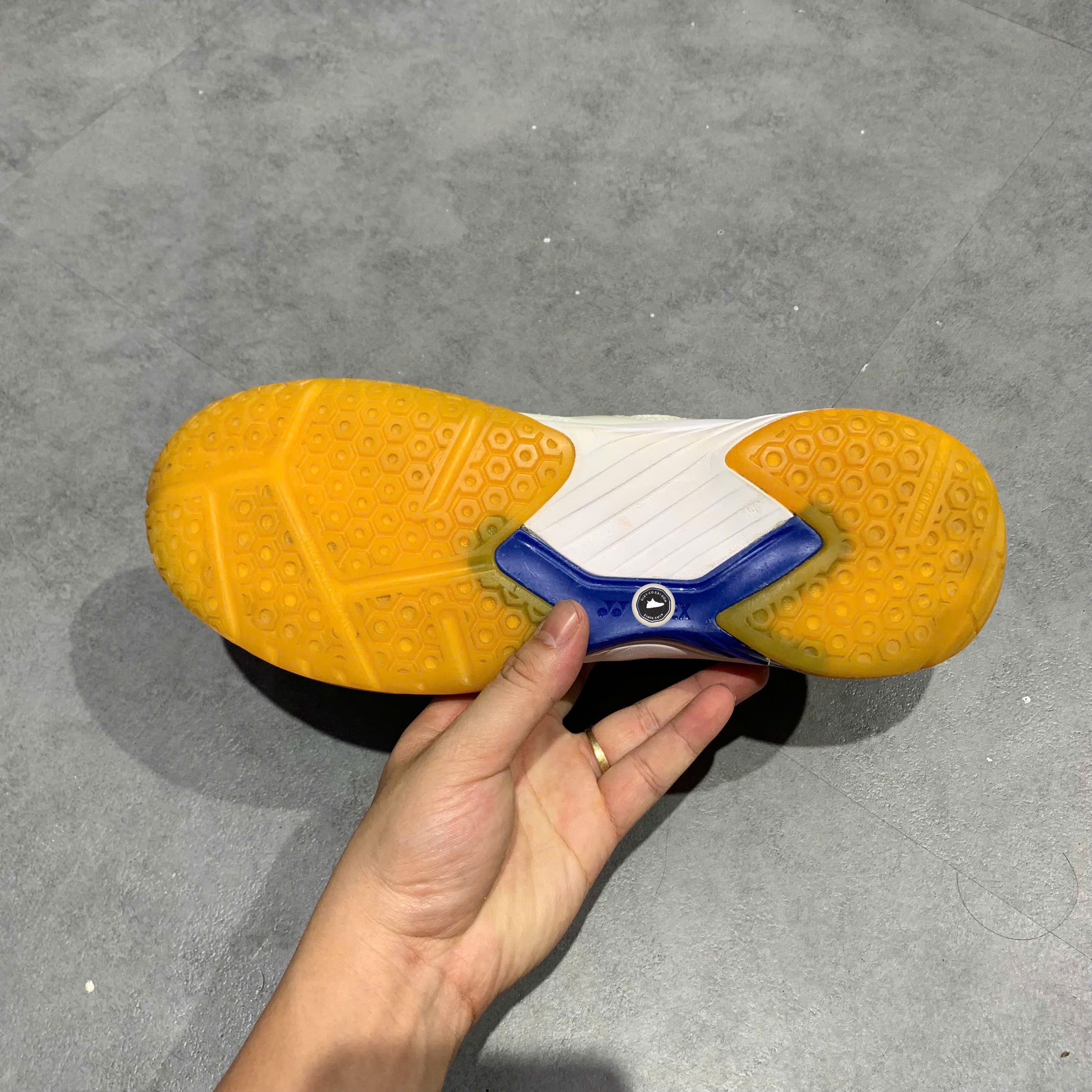 Giày Cầu Lông Yonex Power Cushion 101CR - SHB101CR TRẮNG XANH - Size 43 - GIÀY 2HAND CHÍNH HÃNG PVN25185