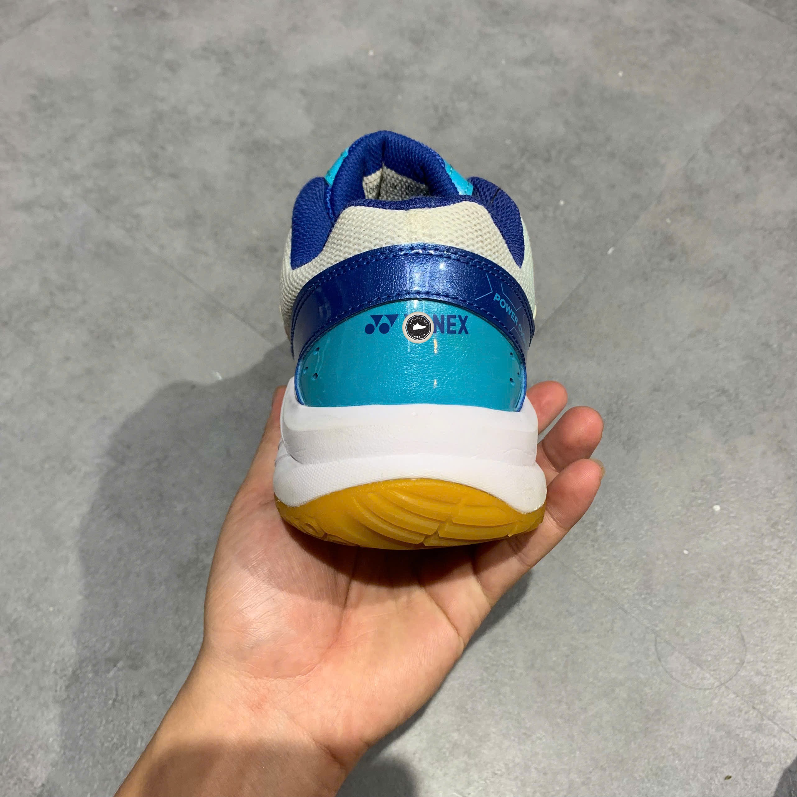Giày Cầu Lông Yonex Power Cushion 101CR - SHB101CR TRẮNG XANH - Size 43 - GIÀY 2HAND CHÍNH HÃNG PVN25185