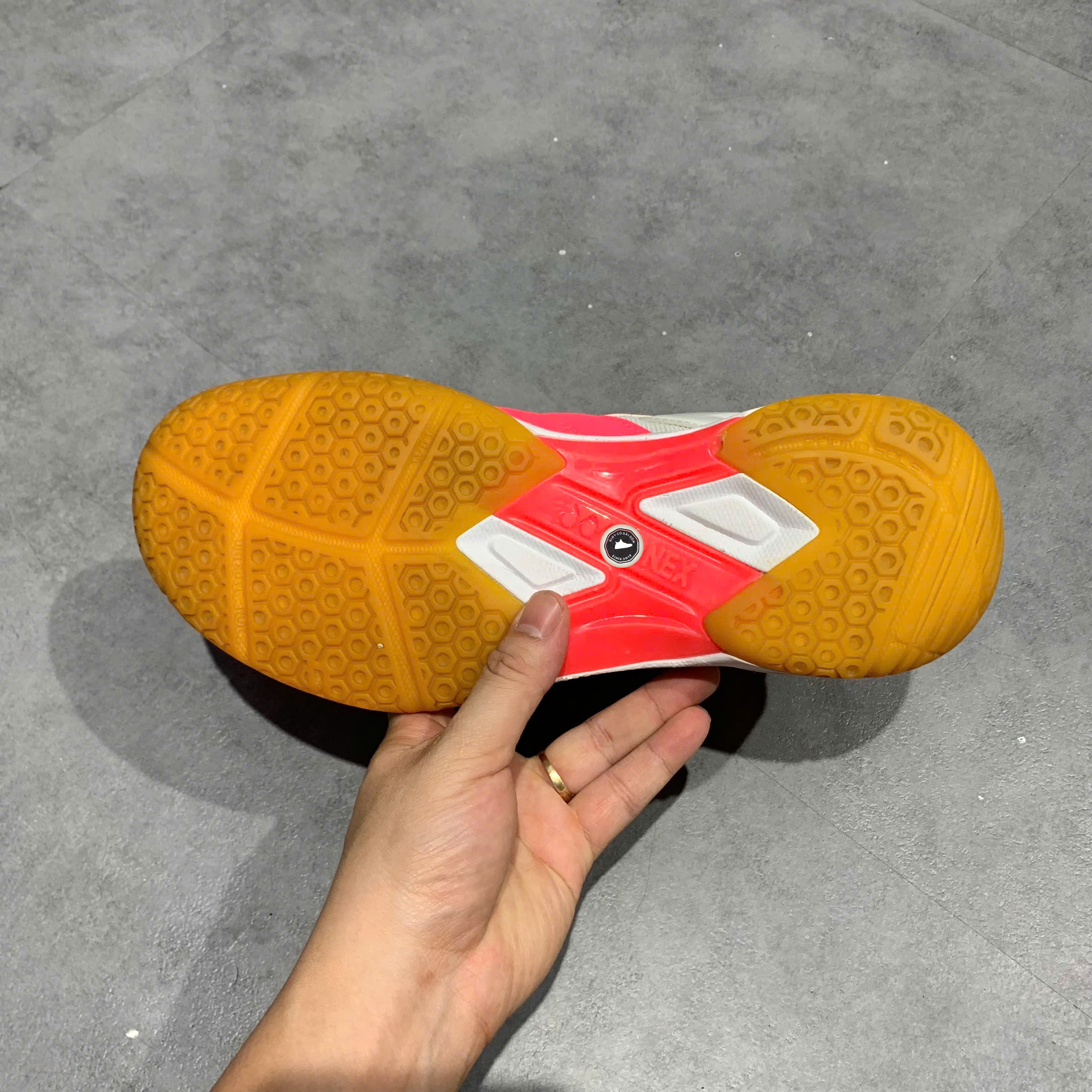 Giày Cầu Lông Yonex Power Cushion 450W Pink White - Size 42 - GIÀY 2HAND CHÍNH HÃNG PVN25113