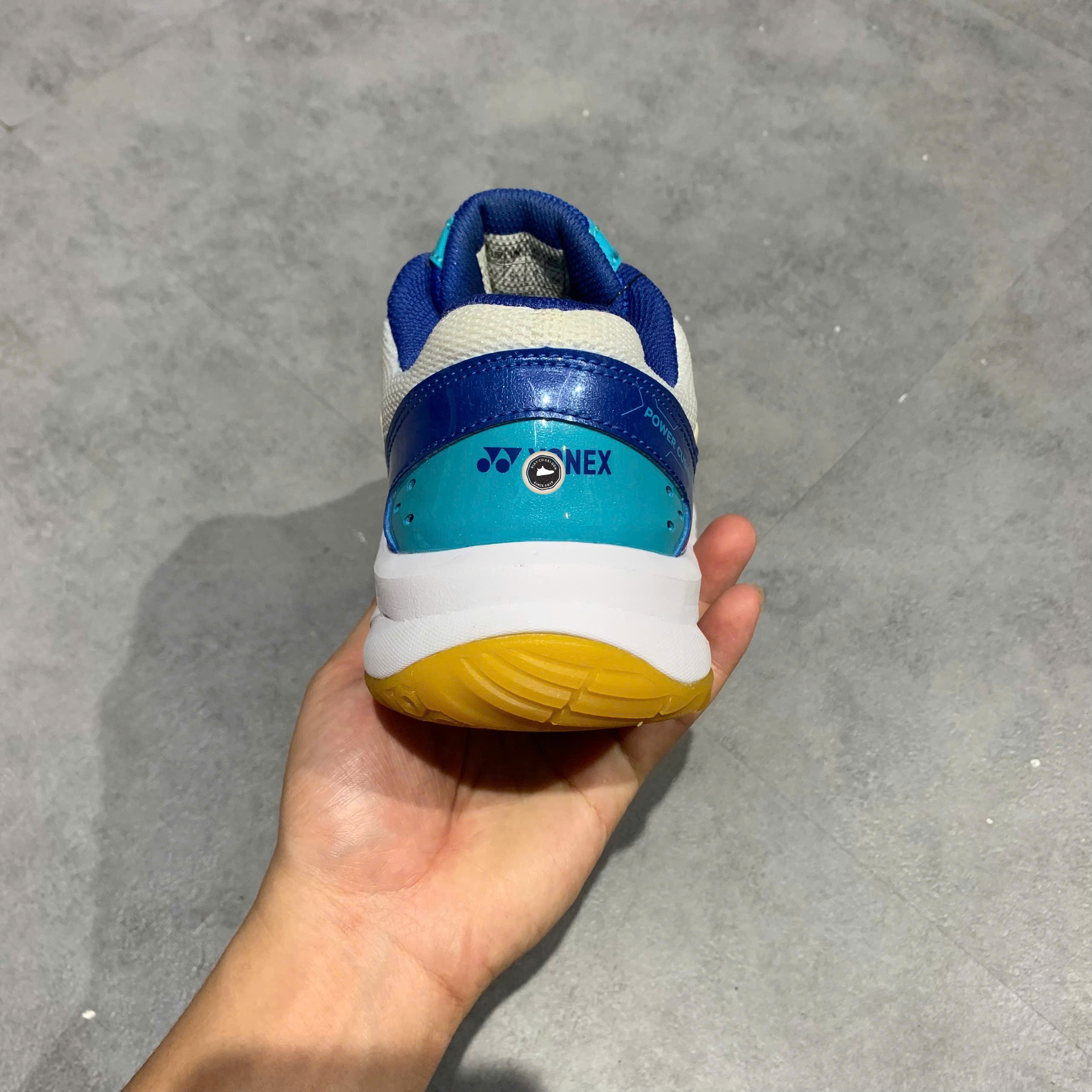 Yonex Power Cushion SHB101CR Trắng Xanh - SHBCR101CR TRẮNG XANH - Size 42 - GIÀY 2HAND CHÍNH HÃNG PVN25156