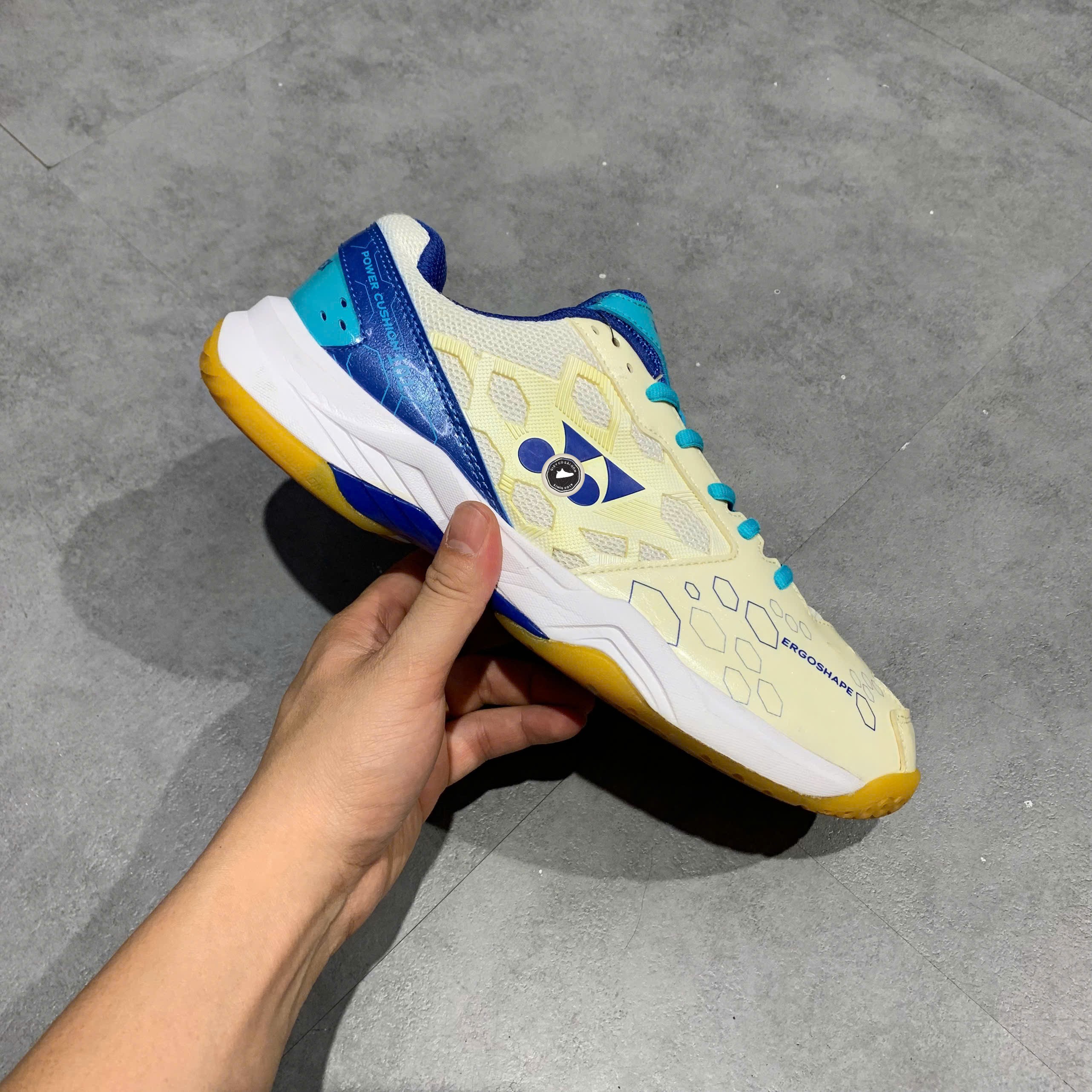 Yonex Power Cushion SHB101CR Trắng Xanh - SHBCR101CR TRẮNG XANH - Size 42 - GIÀY 2HAND CHÍNH HÃNG PVN25156