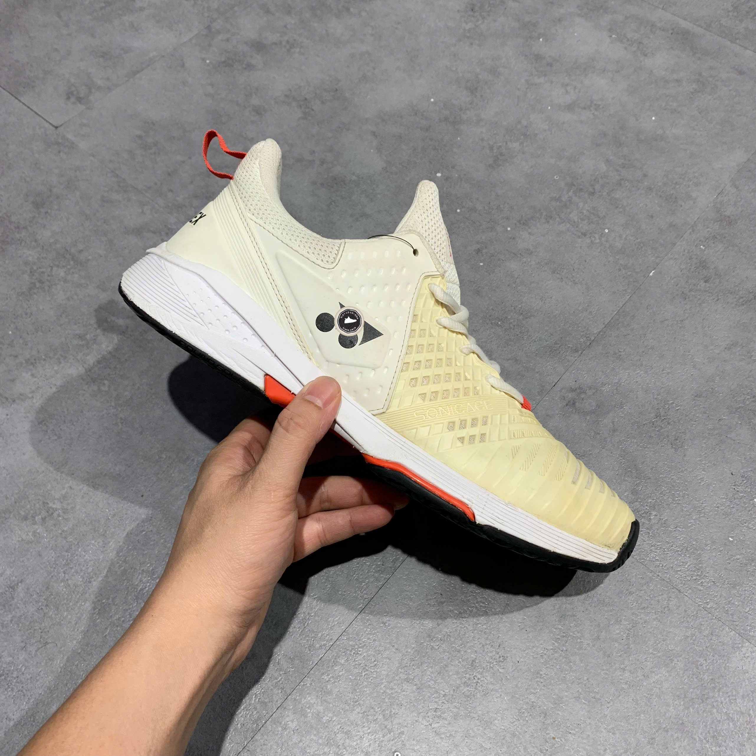 YONEX POWER CUSHION SONICAGE 3 MENS TENNIS SHOES - Size 43 - GIÀY 2HAND CHÍNH HÃNG PVN25188