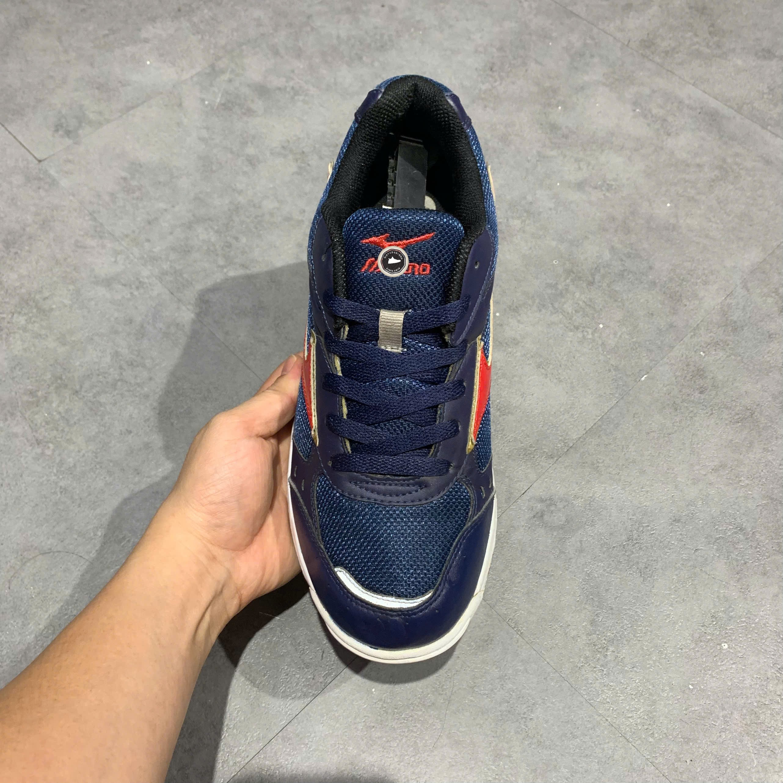 Mizuno Cyclone Speed 2 Navy Red Gold - V1GA198009 - Size 41.5 - GIÀY 2HAND CHÍNH HÃNG PVN25477
