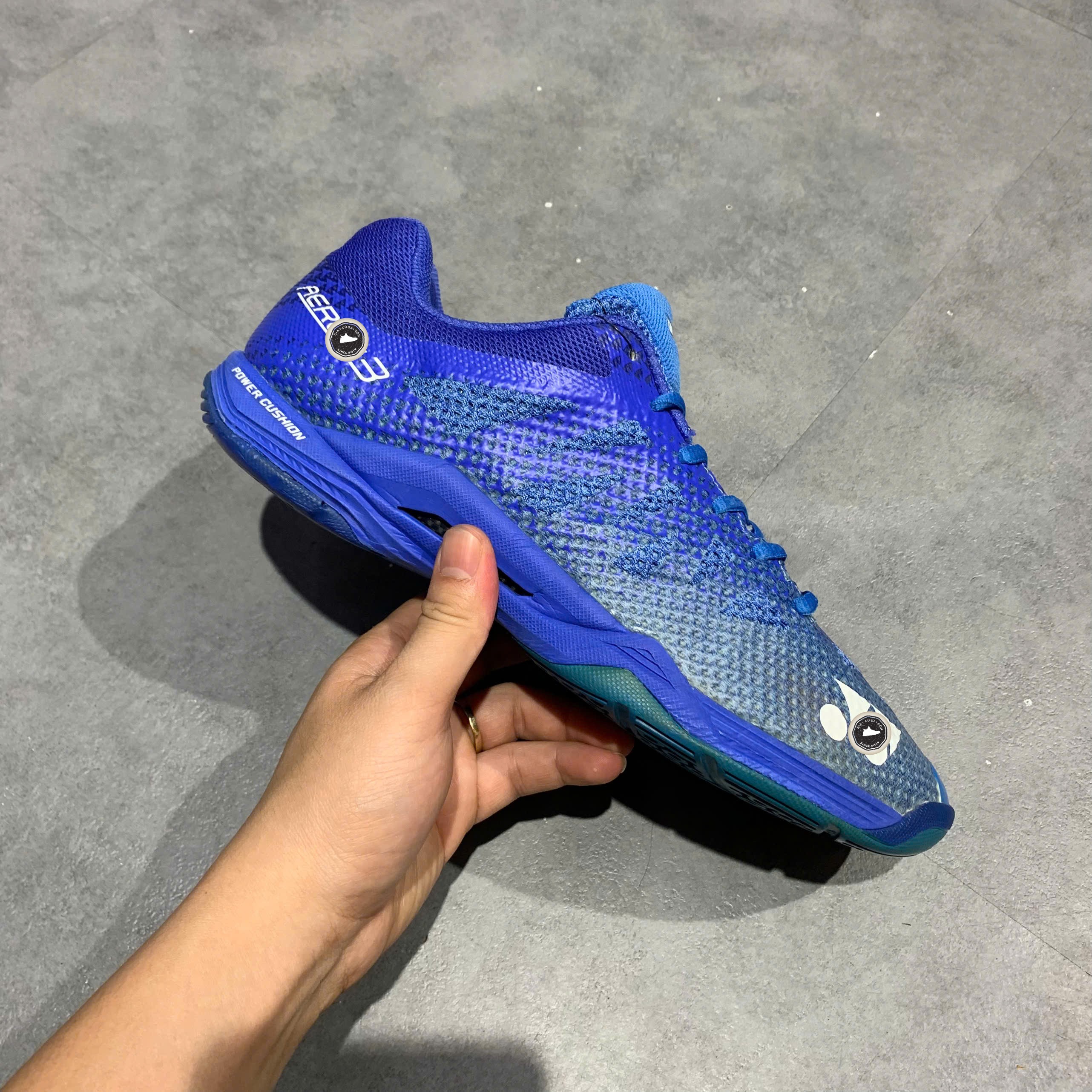 YONEX POWER CUSHION AERUS 3R MÀU XANH DƯƠNG - Size 42 - GIÀY 2HAND CHÍNH HÃNG PVN25250