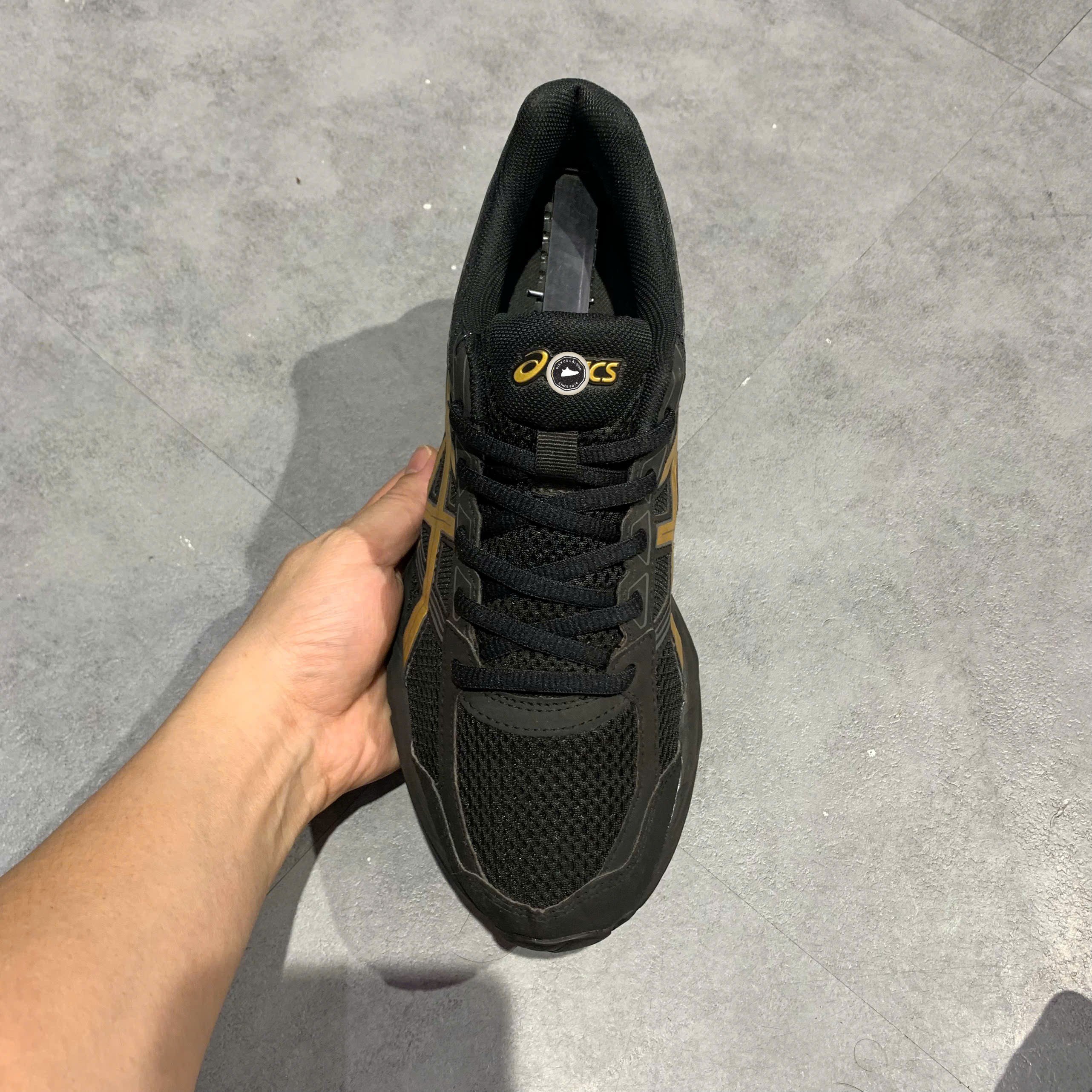 Asics Gel-Contend 4 Black Gold - T8D4Q - Size 41.5 - GIÀY 2HAND CHÍNH HÃNG PVN25446