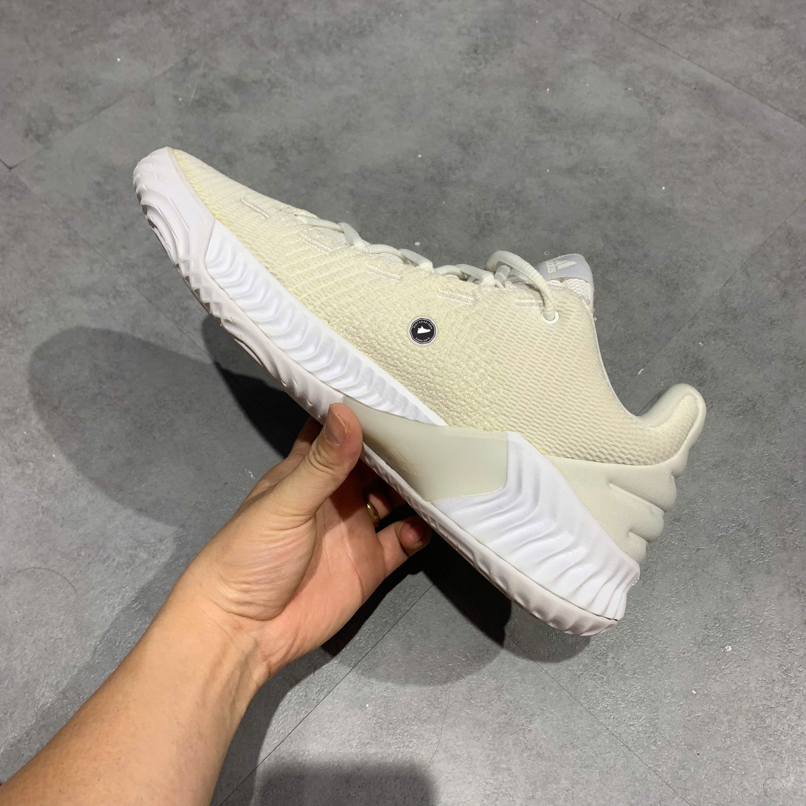 adidas Pro Bounce 2018 Low White - FW0903 - Size 43 1/3 - GIÀY 2HAND CHÍNH HÃNG PVN25472