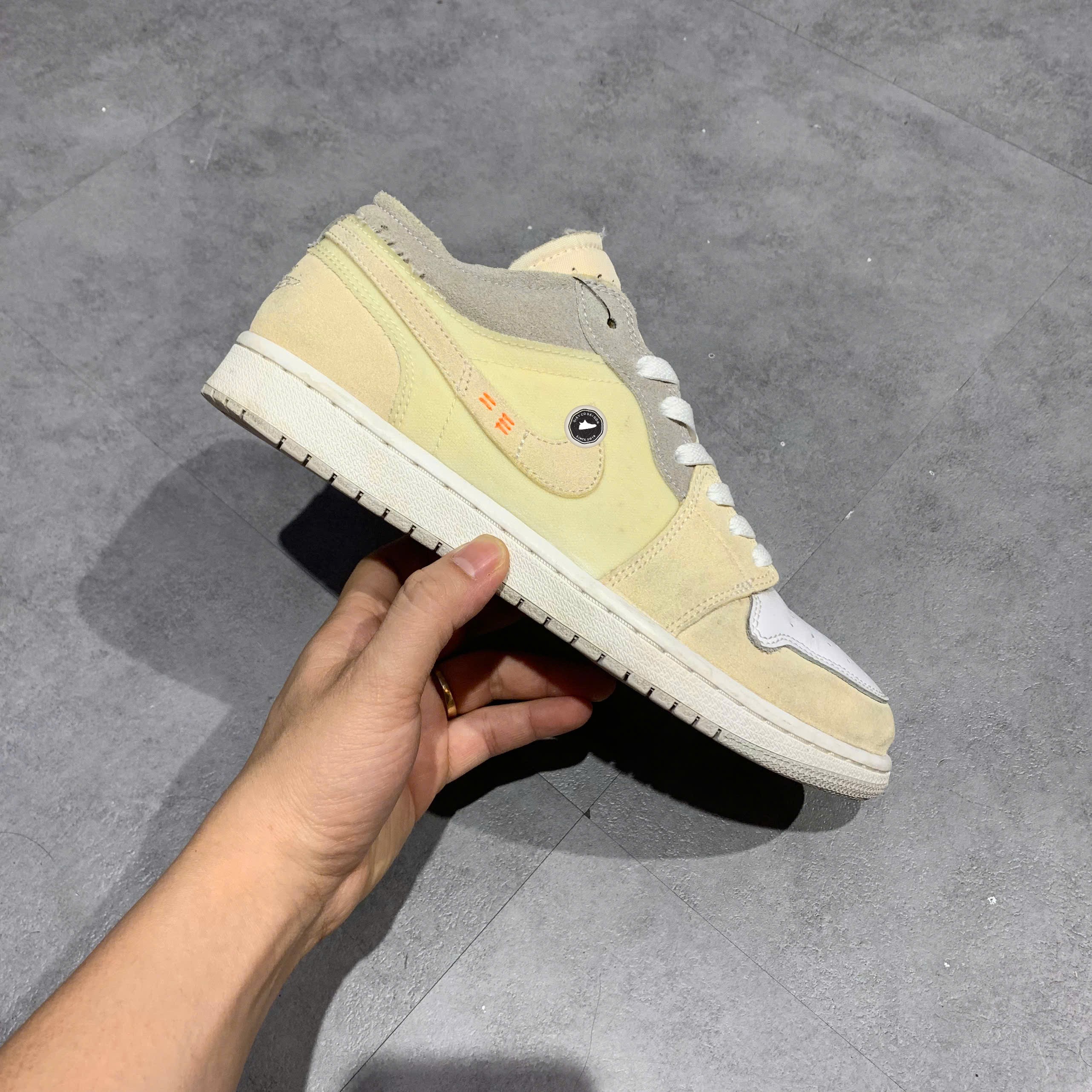 Air Jordan 1 Low SE Craft Inside Out White Phantom - DN1635-100 - Size 41 - GIÀY 2HAND CHÍNH HÃNG PVN25467