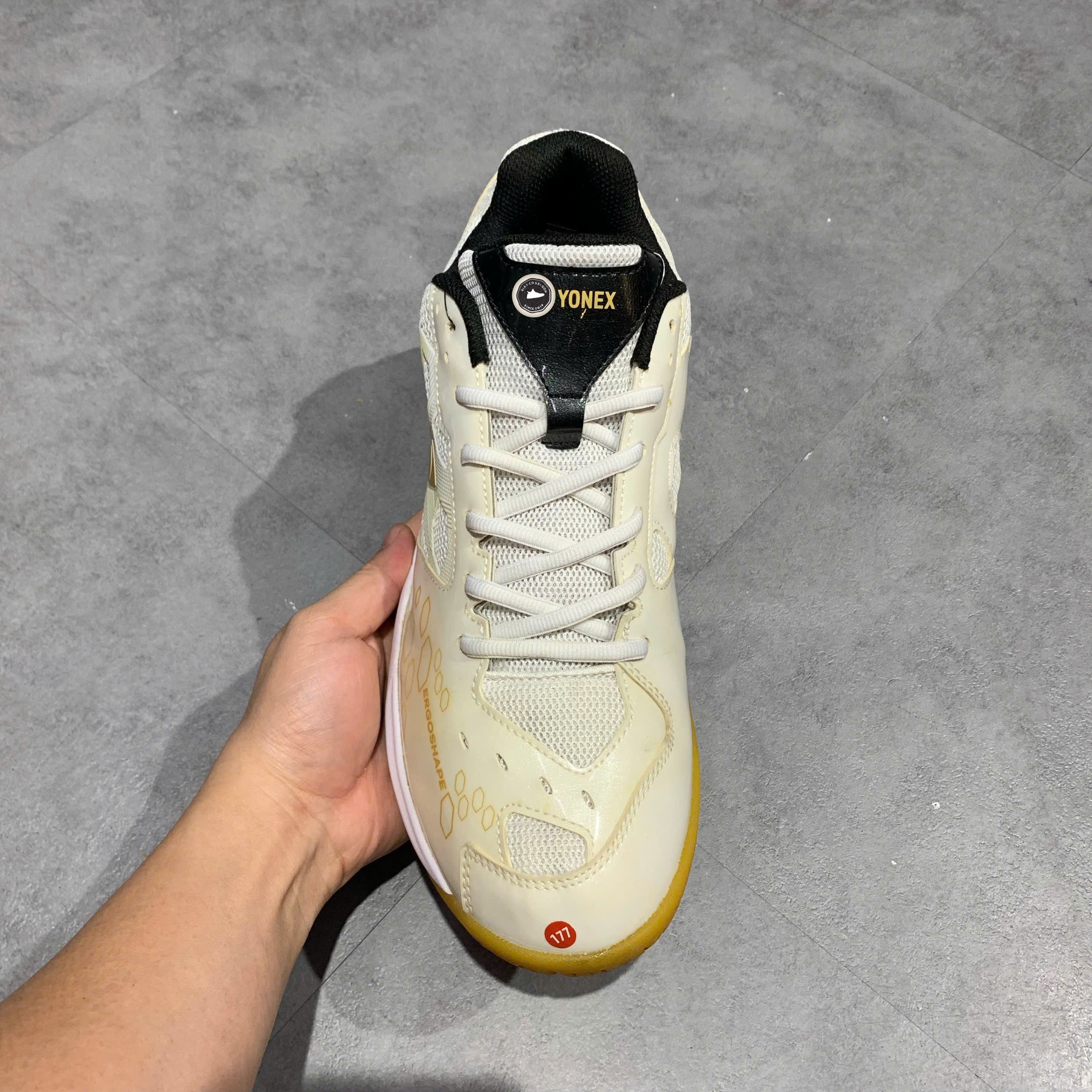Yonex Power Cushion 101 White Gold - SHB-101CR - Size 45 - GIÀY 2HAND CHÍNH HÃNG PVN25105