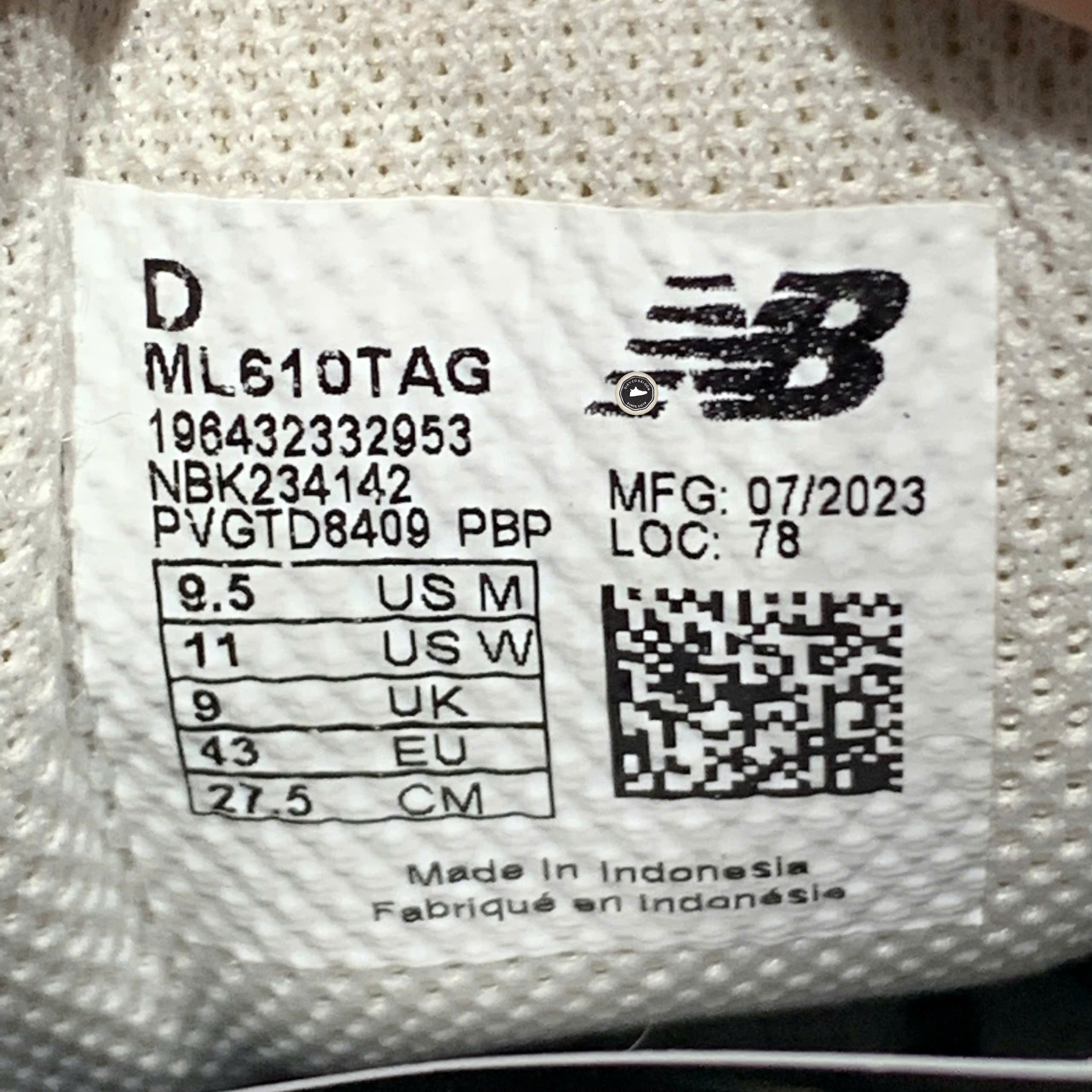 New Balance 610v1 Angora Nightwatch Green - ML610TAG - Size 43 - GIÀY 2HAND CHÍNH HÃNG PVN25698