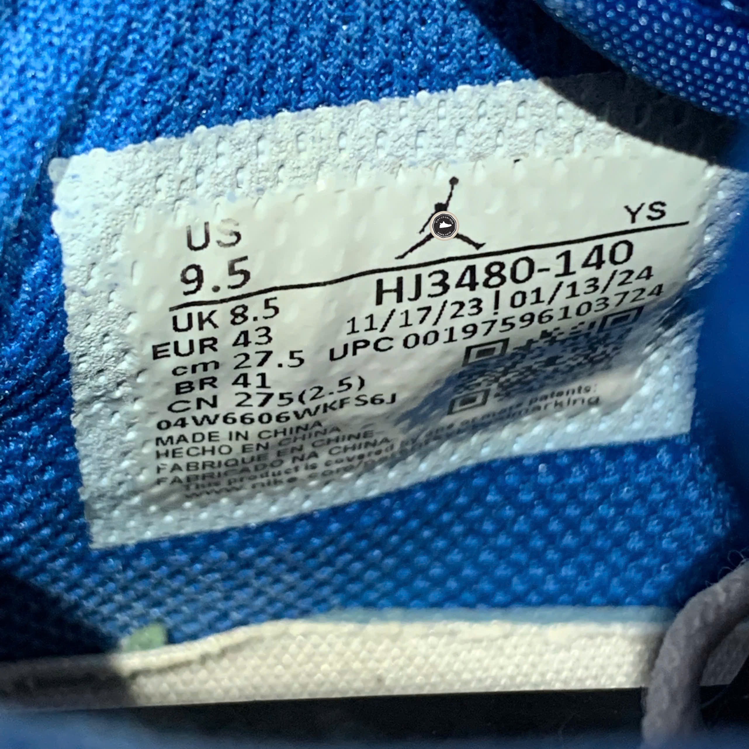 Jordan Legacy 312 Low Military Blue - HJ3480-140 - Size 43 - GIÀY 2HAND CHÍNH HÃNG PVN25634