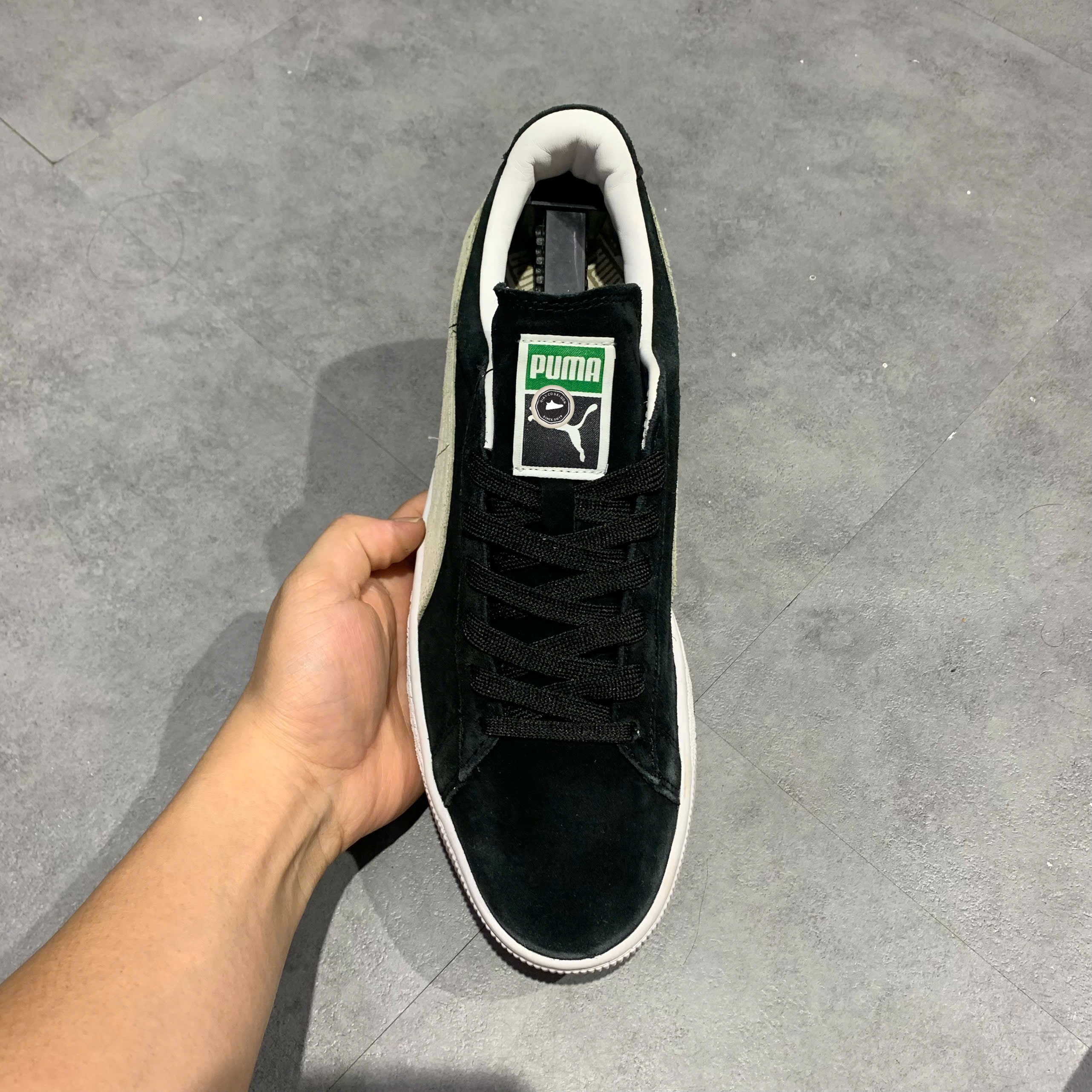 Puma Suede Classic Black White - 352634 03 - Size 43 - GIÀY 2HAND CHÍNH HÃNG PVN25678
