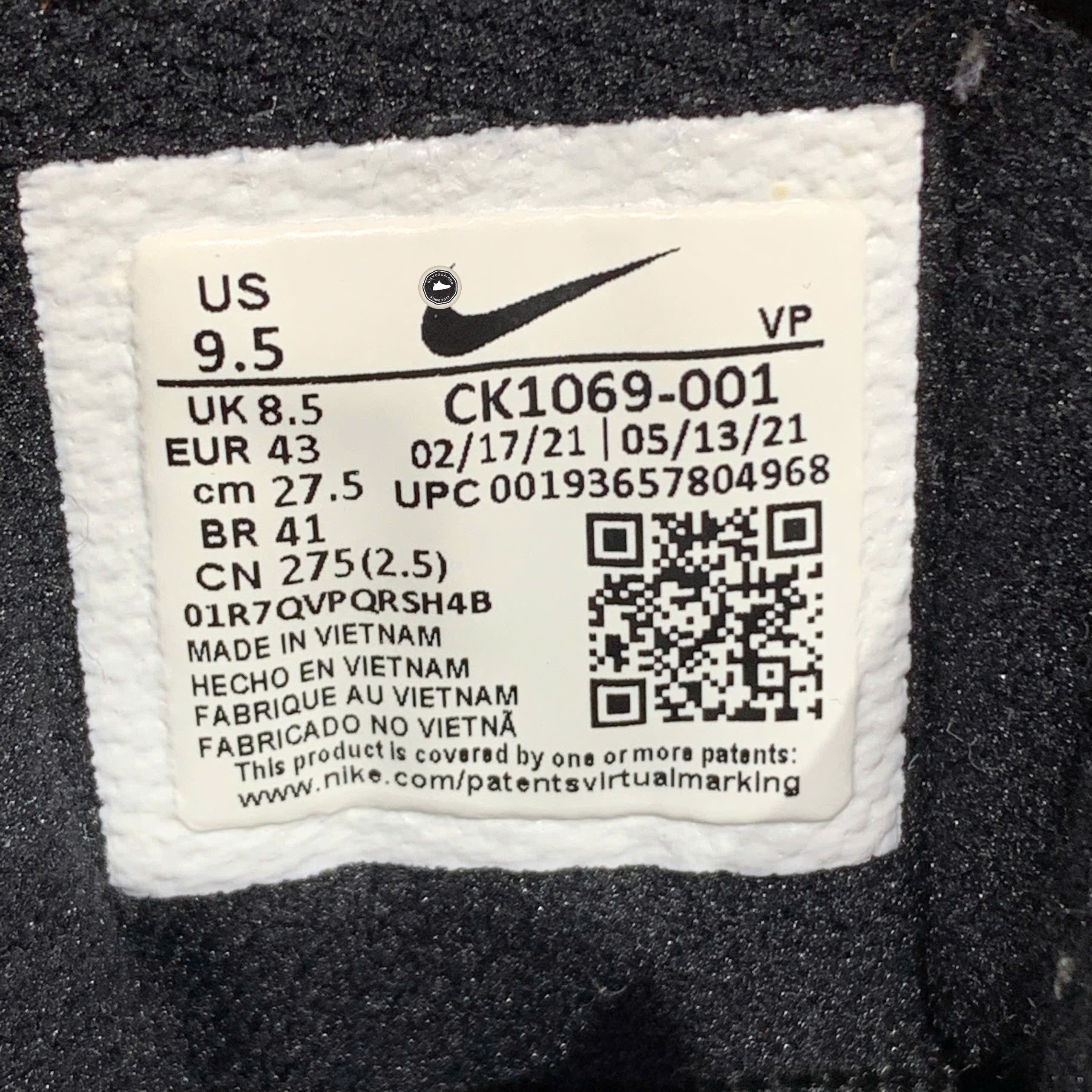 Nike Precision 4 Black White - CK1069-001 - Size 43 - GIÀY 2HAND CHÍNH HÃNG PVN25681