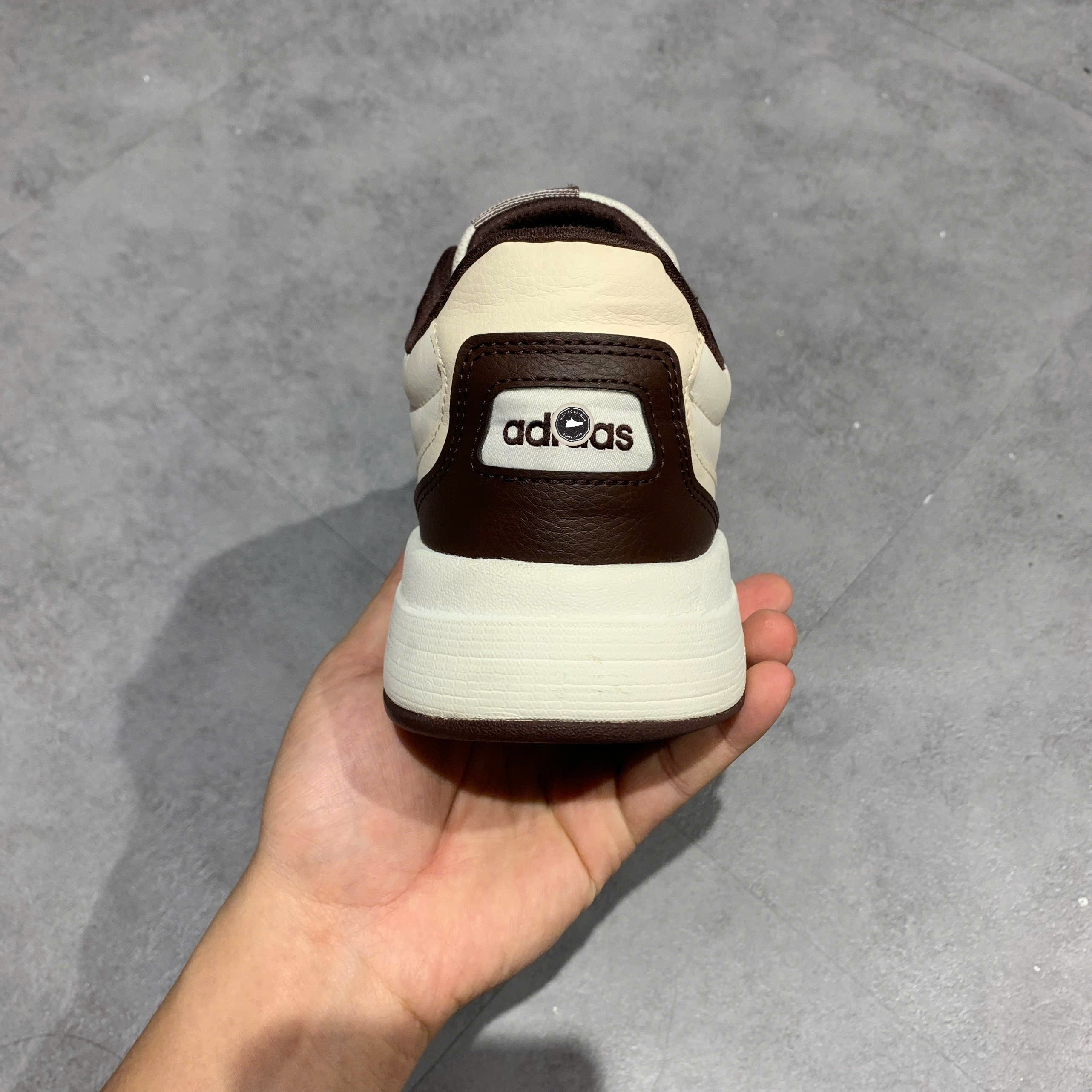 Adidas Court Silk Wonder White Shadow Brown - JS3419 - Size 43 1/3 - GIÀY 2HAND CHÍNH HÃNG PVN25638