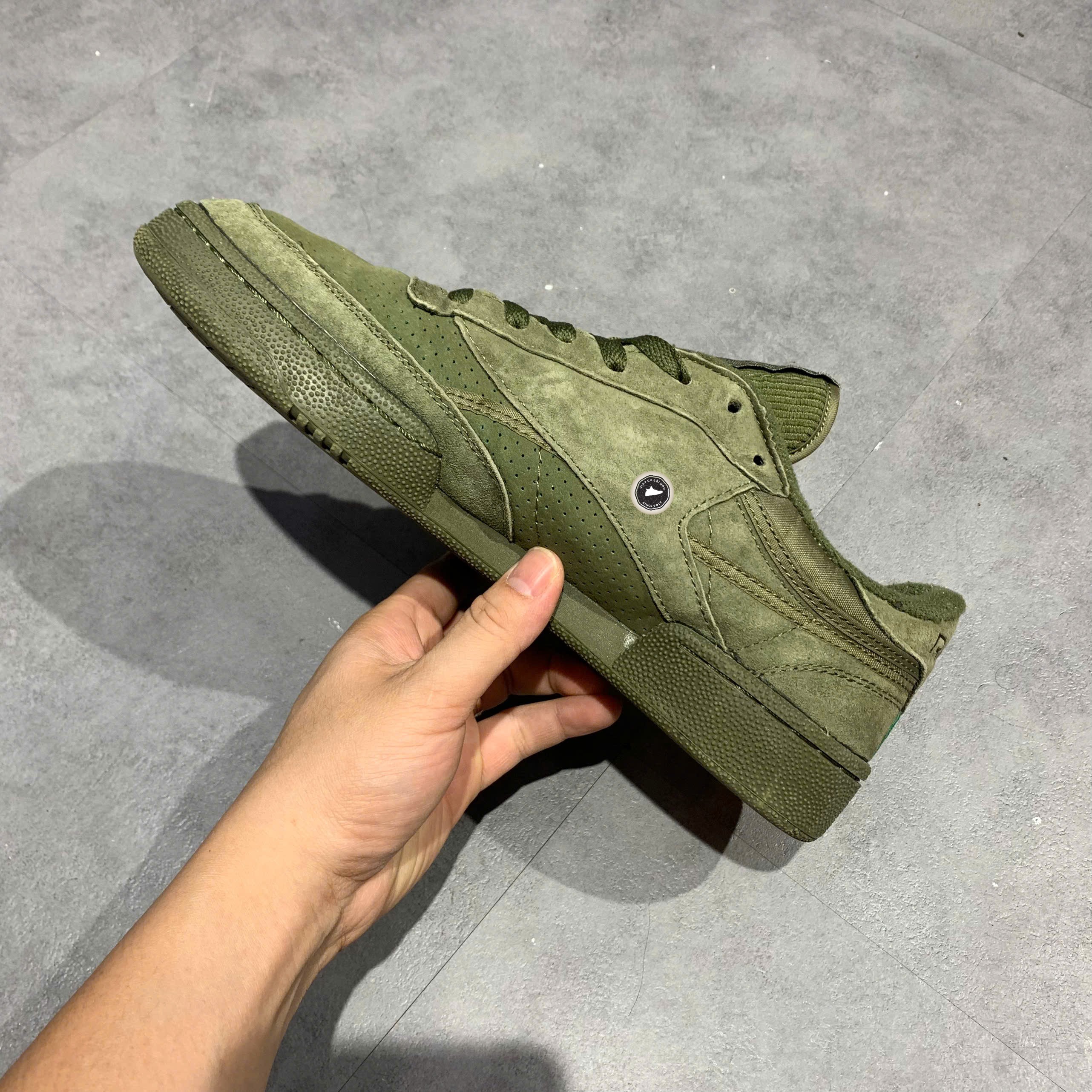 Reebok Club C 85 'Army Green' - GV7044 - Size 43 - GIÀY 2HAND CHÍNH HÃNG PVN25675