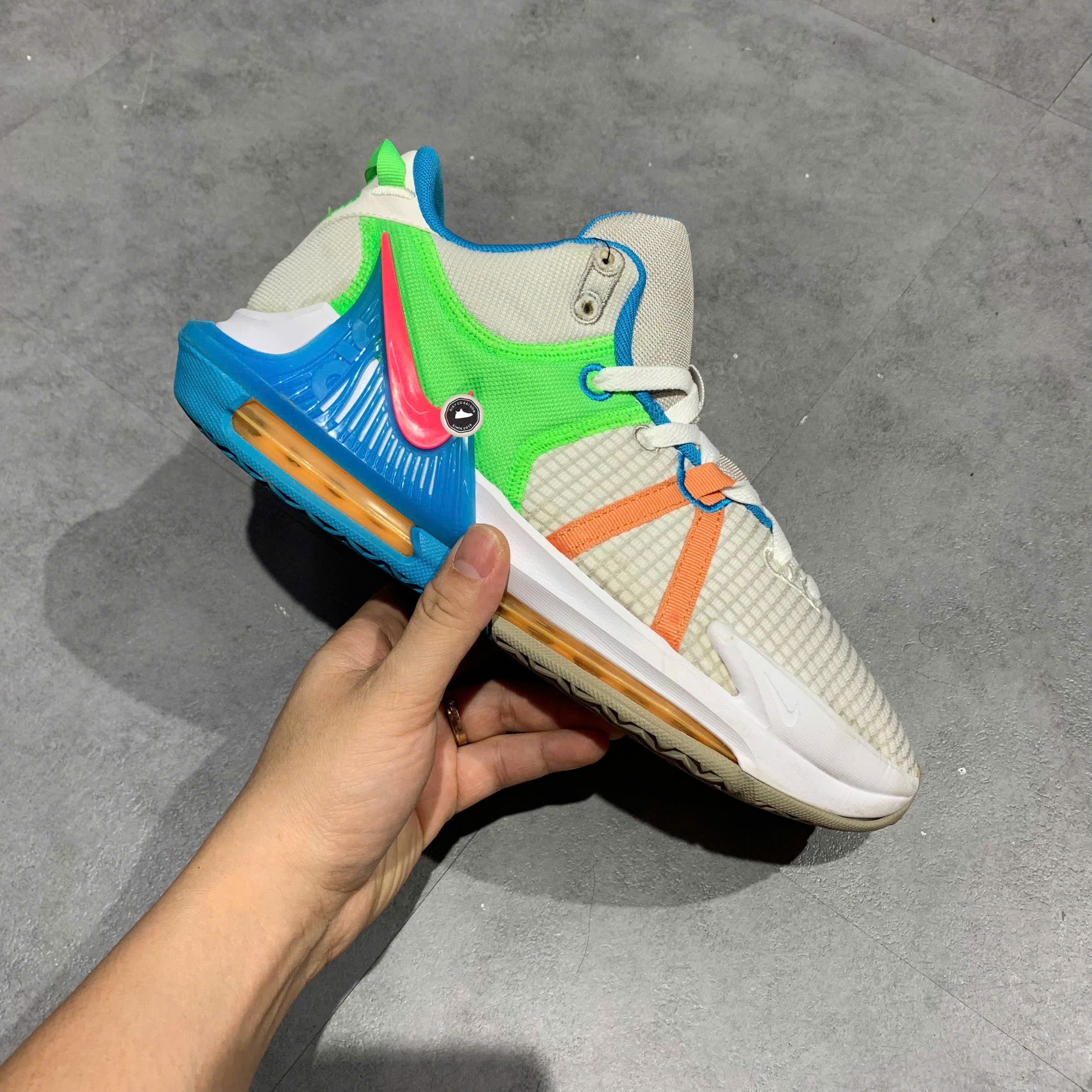 Nike LeBron Witness 7 Grey Fog Multi-Color - DM1122-003 - Size 43 - GIÀY 2HAND CHÍNH HÃNG PVN25659