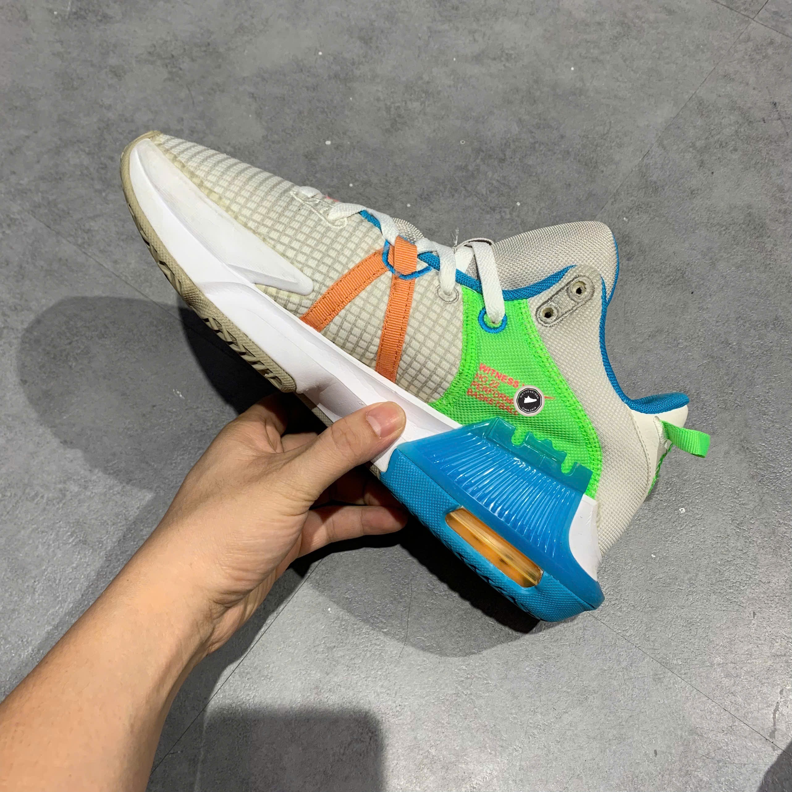 Nike LeBron Witness 7 Grey Fog Multi-Color - DM1122-003 - Size 43 - GIÀY 2HAND CHÍNH HÃNG PVN25659