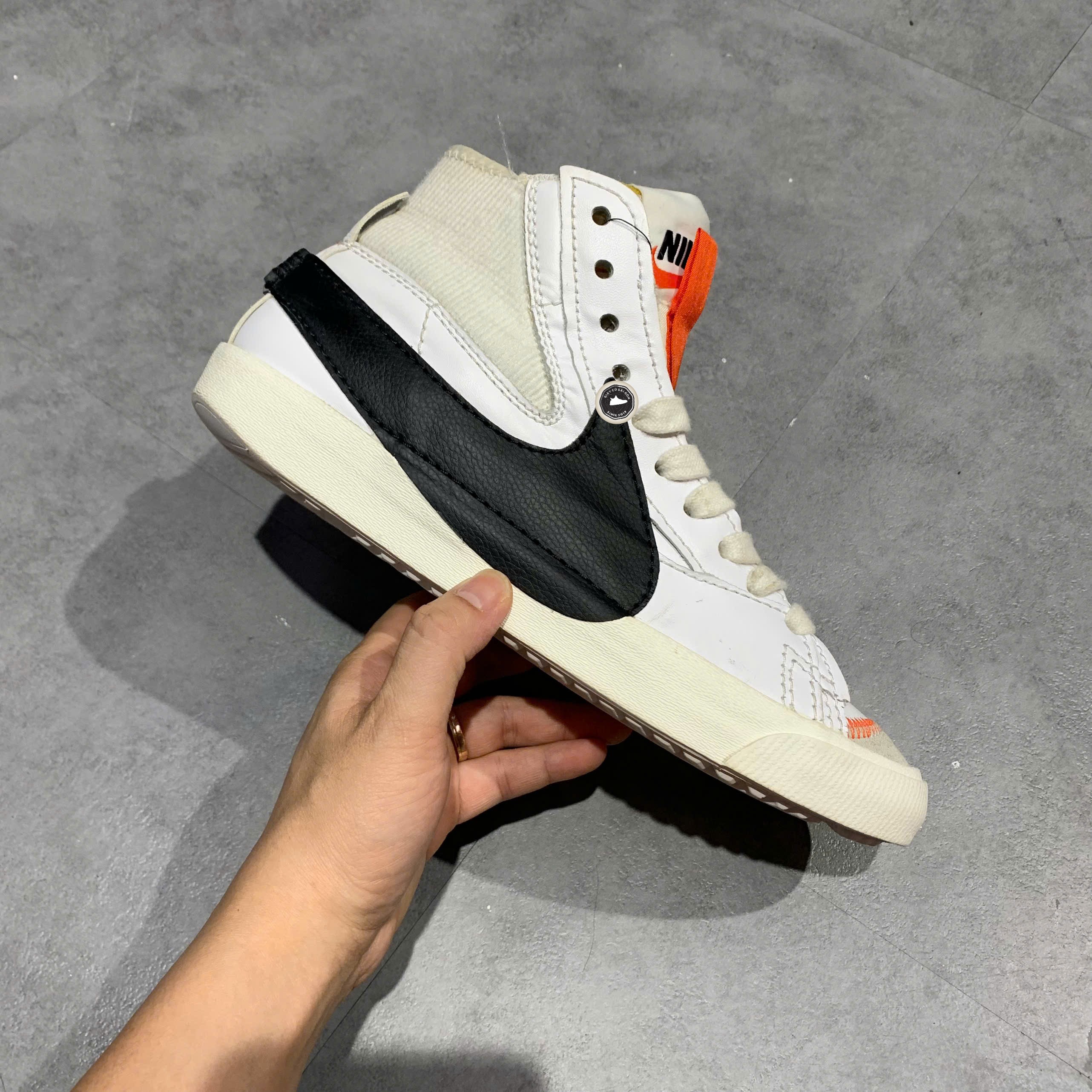 Nike Blazer Mid '77 Jumbo 'White Black' - DD3111-100 - Size 43 - GIÀY 2HAND CHÍNH HÃNG PVN25639