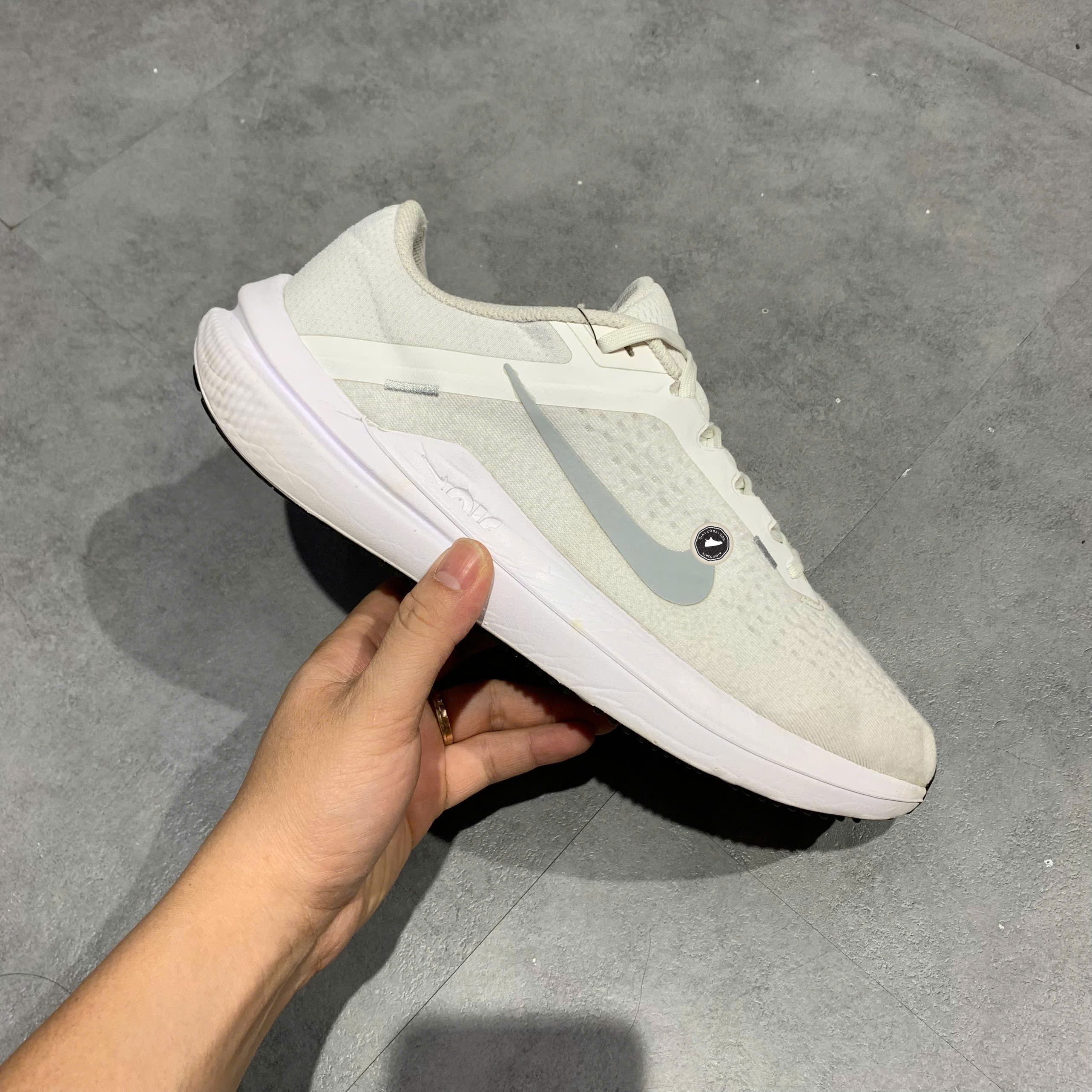 Nike Air Winflo 10 White Silver - DV4022-102 - Size 43 - GIÀY 2HAND CHÍNH HÃNG PVN25652