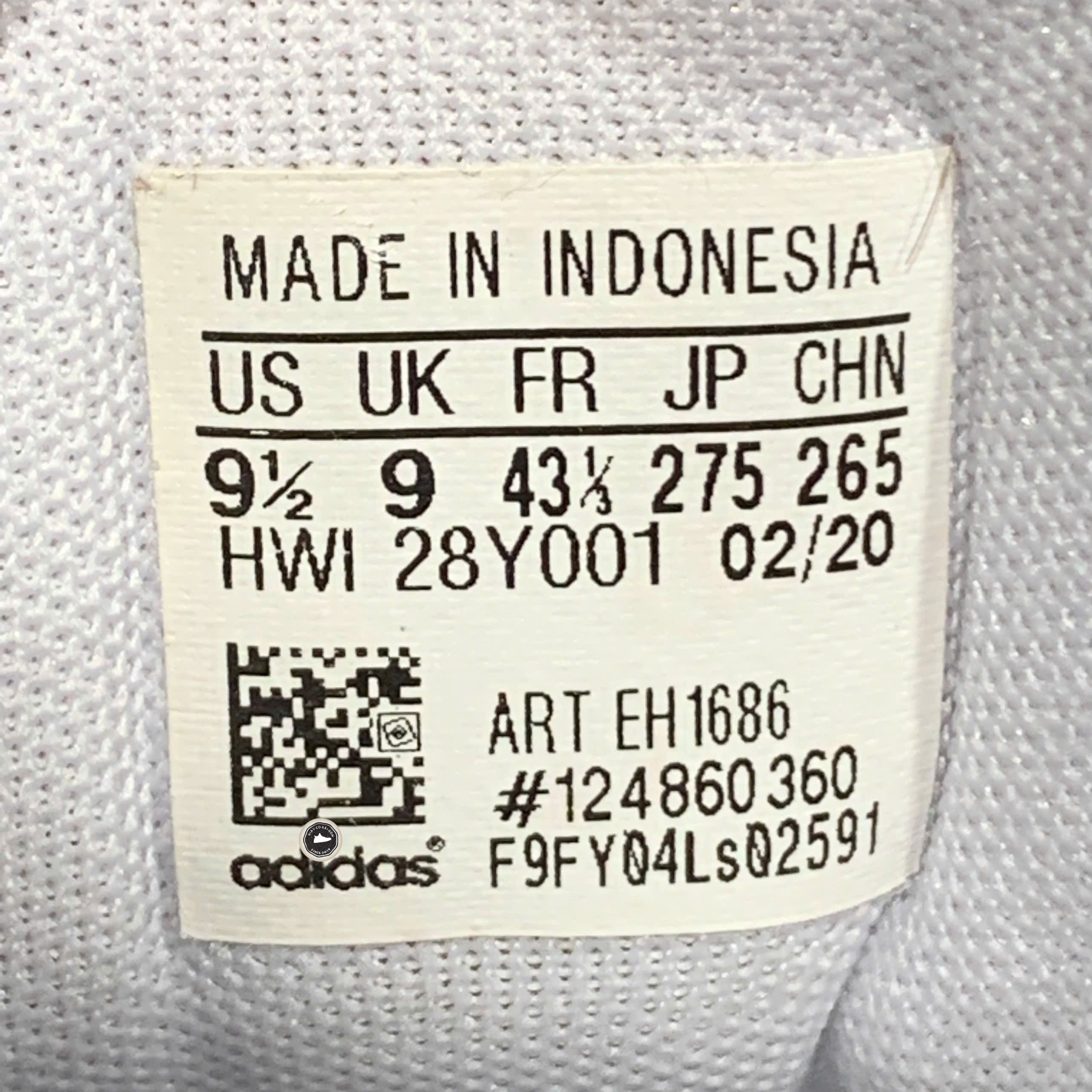 adidas Entrap 'White Collegiate Green' - EH1686 - Size 43 1/3 - GIÀY 2HAND CHÍNH HÃNG PVN25646