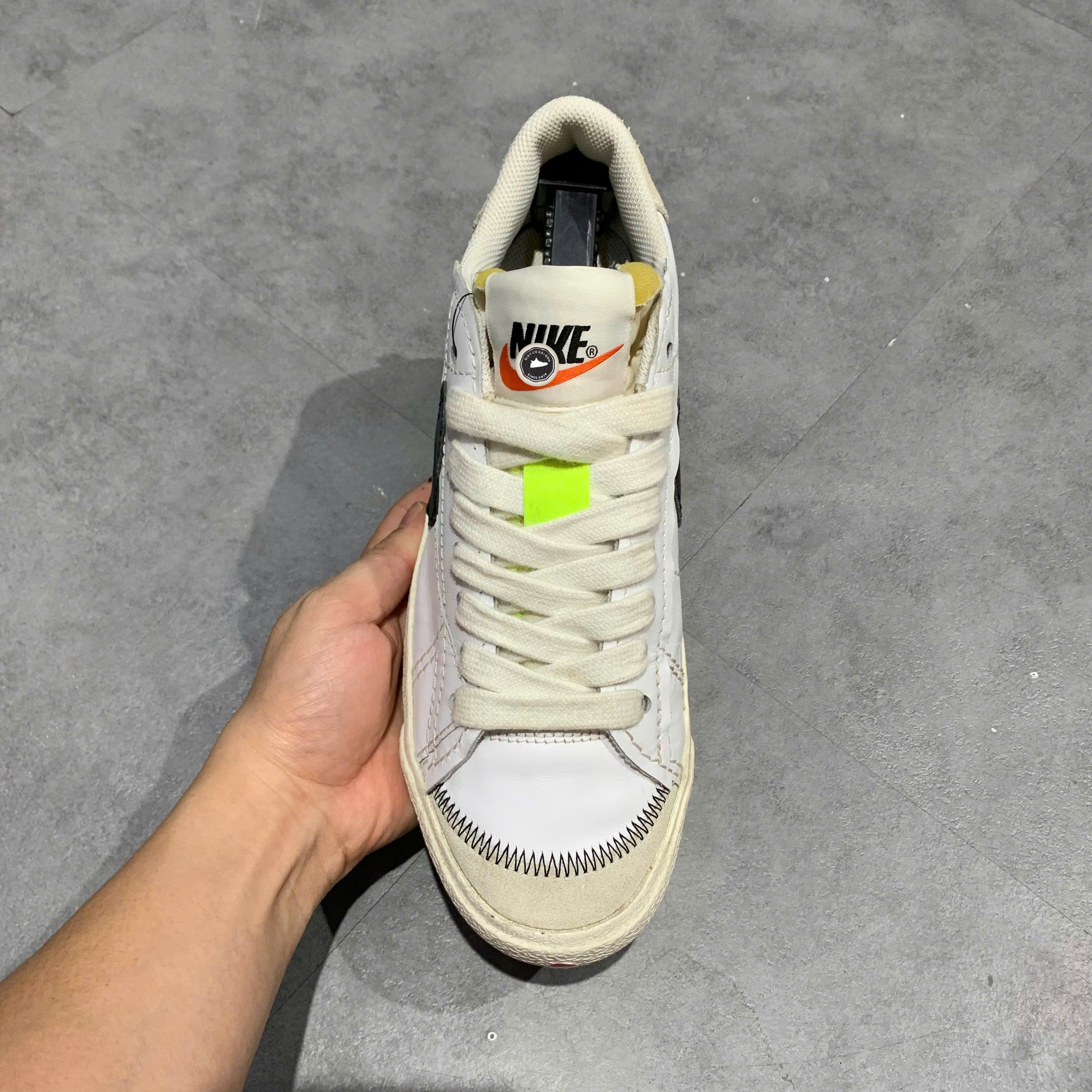 Nike Blazer Low '77 Jumbo White Black - DN2158-101 - Size 42.5 - GIÀY 2HAND CHÍNH HÃNG PVN25502