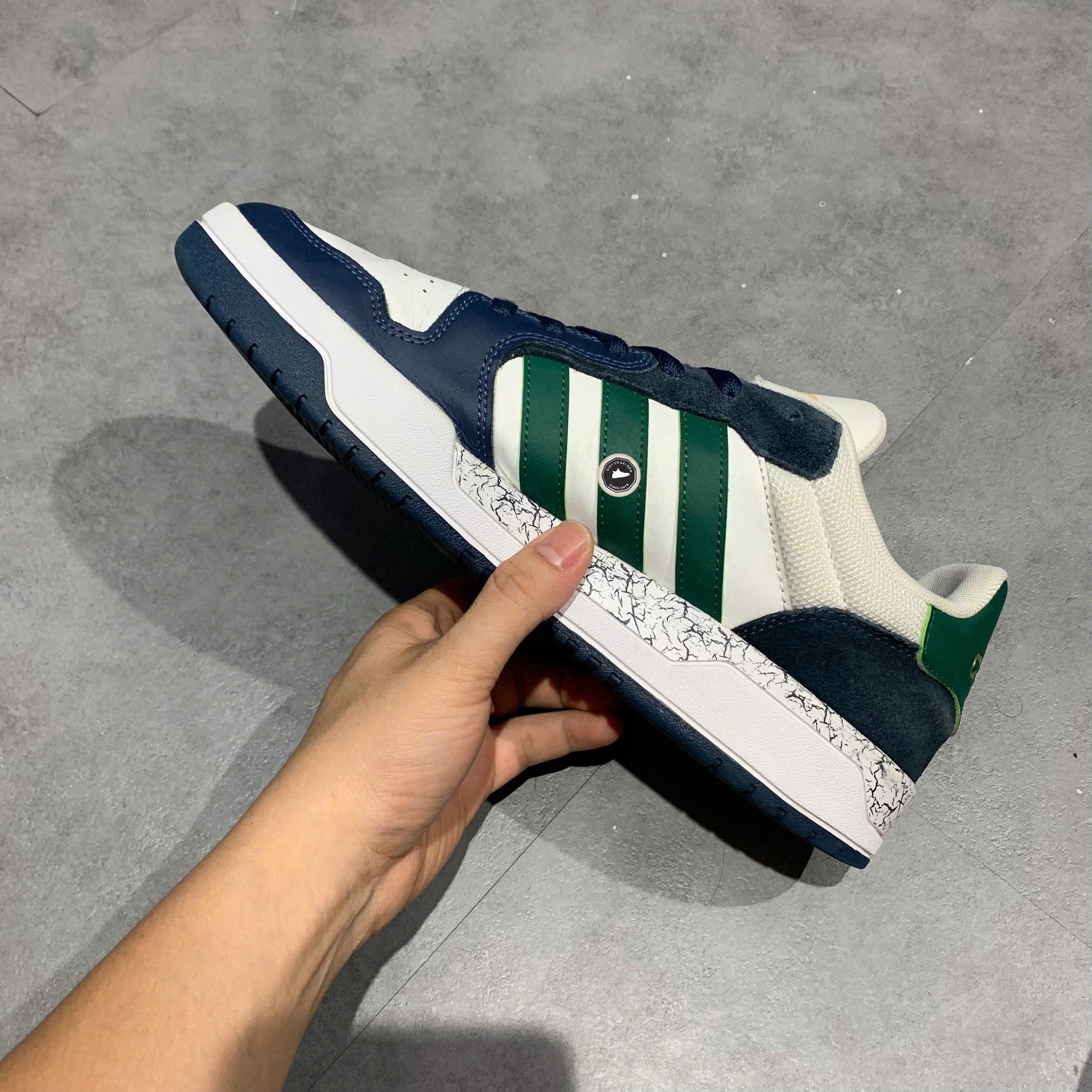 Adidas Entrap 'Collegiate Navy Green' - JQ5047 - Size 45 1/3 - GIÀY 2HAND CHÍNH HÃNG PVN25751