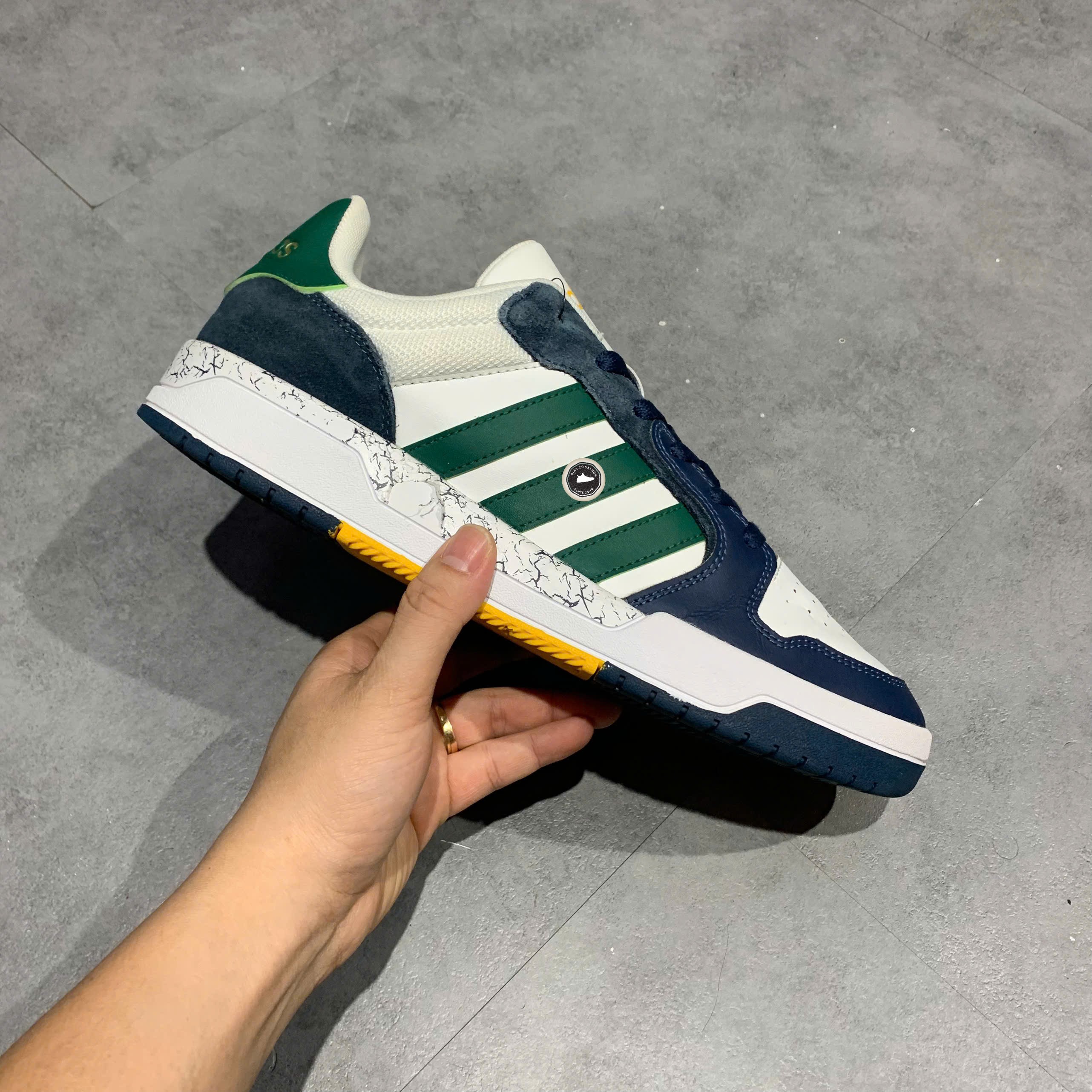 Adidas Entrap 'Collegiate Navy Green' - JQ5047 - Size 45 1/3 - GIÀY 2HAND CHÍNH HÃNG PVN25751