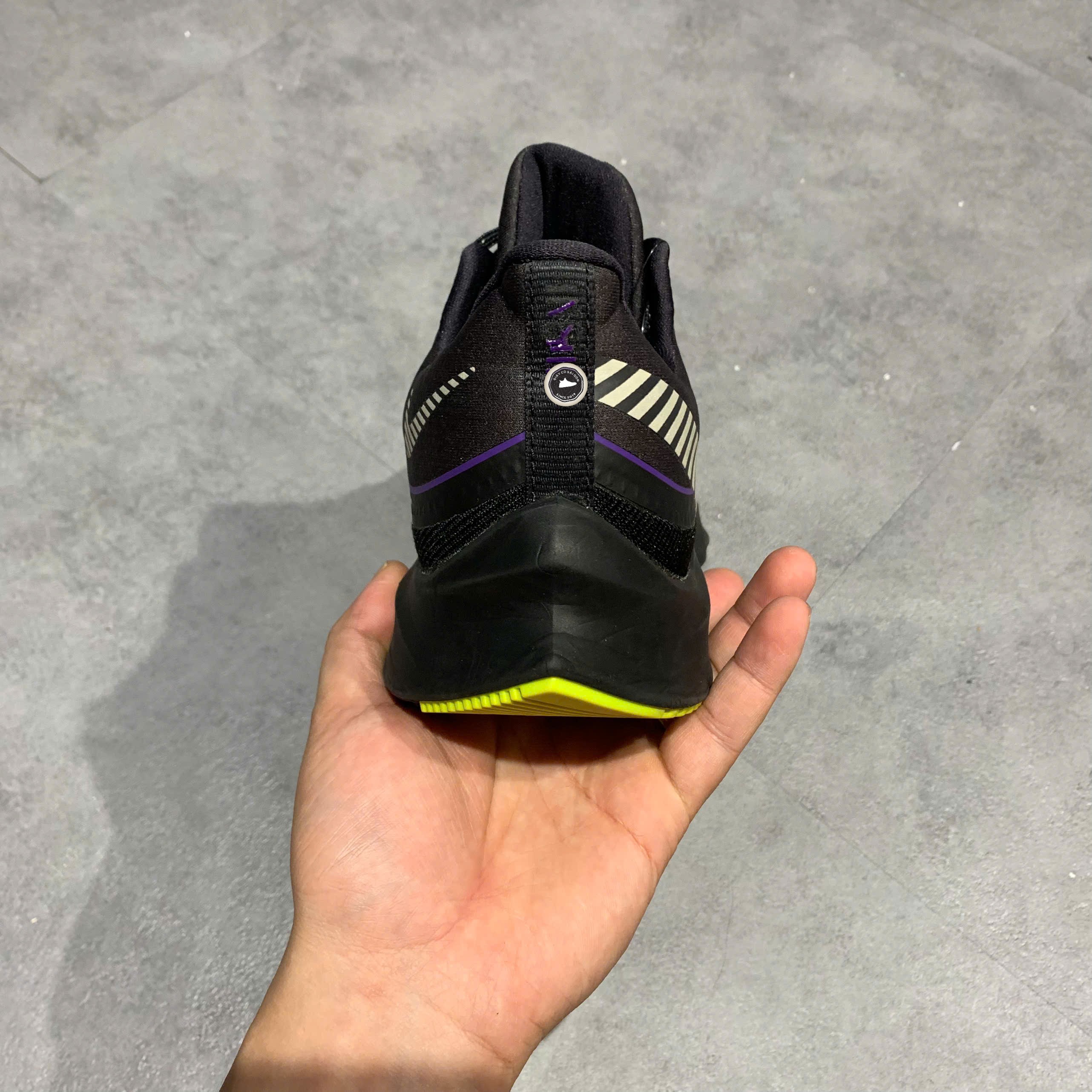 Nike Air Zoom Pegasus 36 Shield Black Voltage Purple - BQ3190-002 - Size 43 - GIÀY 2HAND CHÍNH HÃNG PVN25654